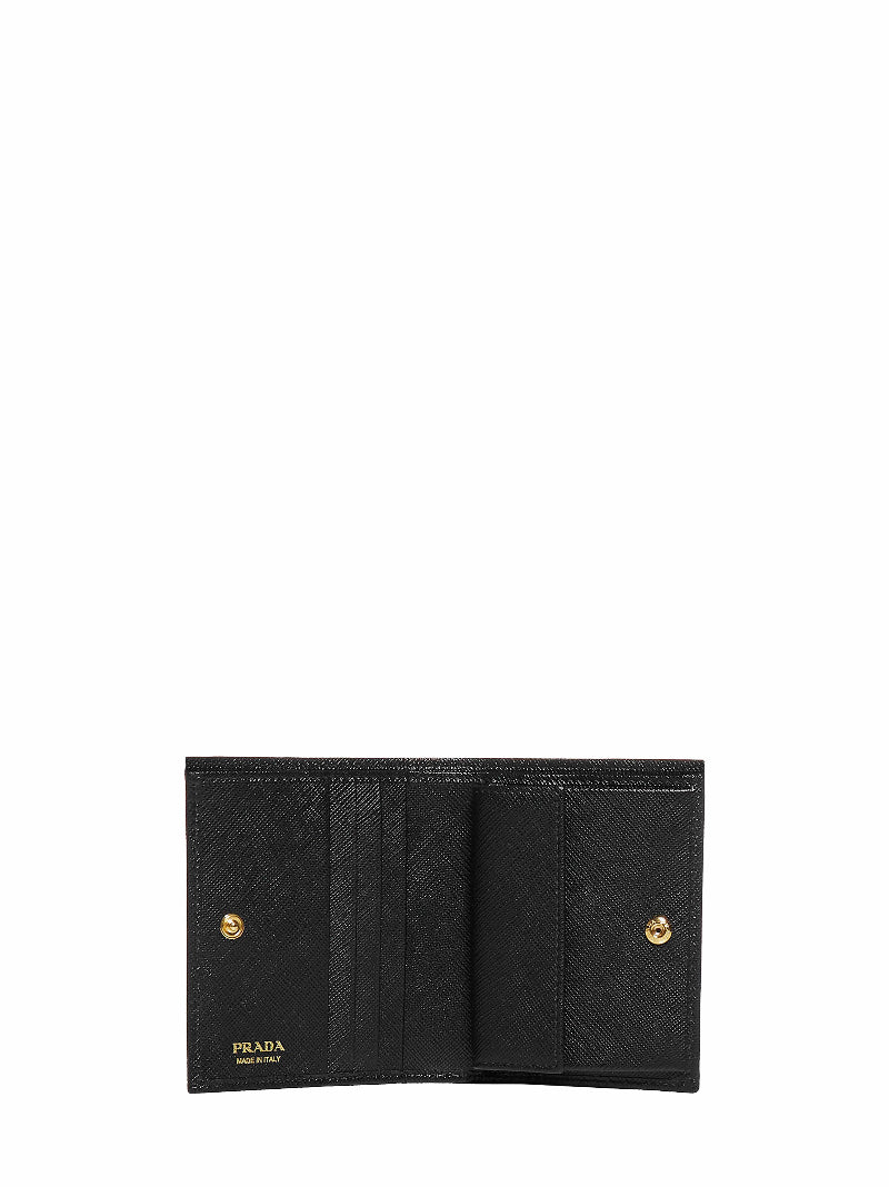 Prada Accessori Pelletteria Women Small Wallet In Saffiano Leather PRADA