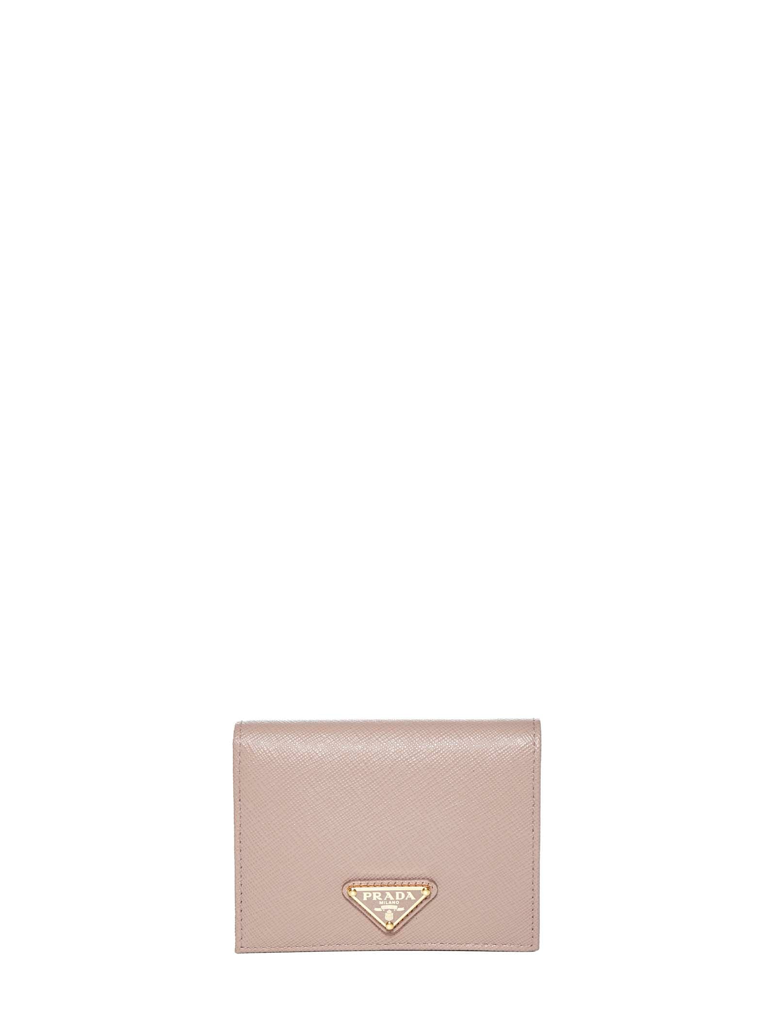 Prada Accessori Pelletteria Women Small Wallet In Saffiano Leather PRADA