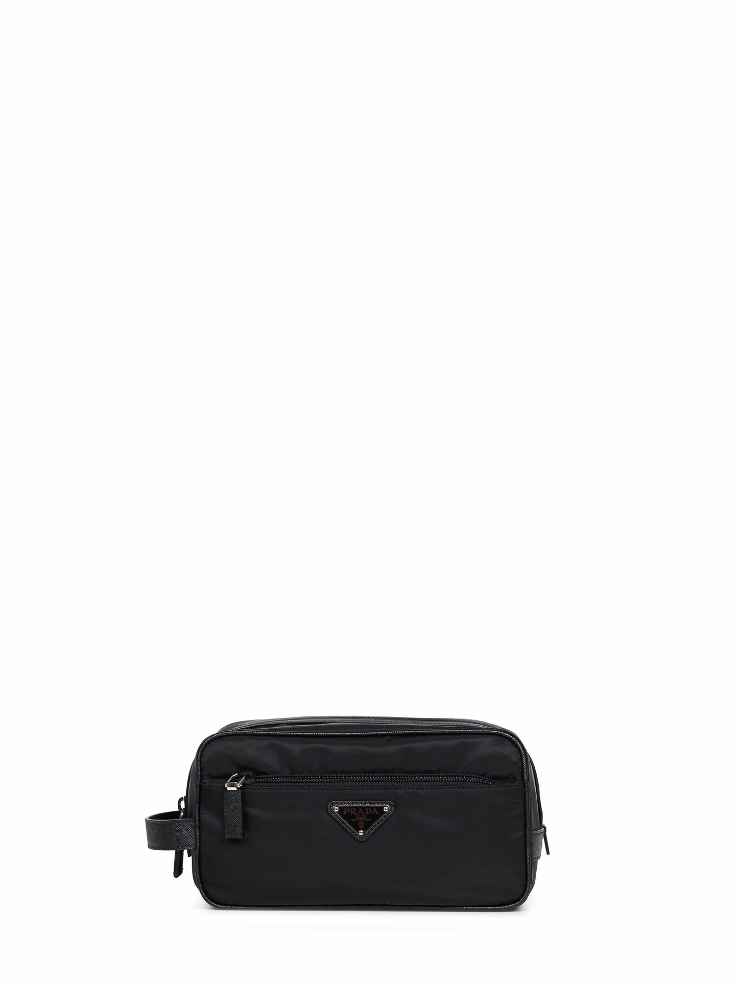 Prada Accessori Pelletteria Men Black Travel Pouch PRADA