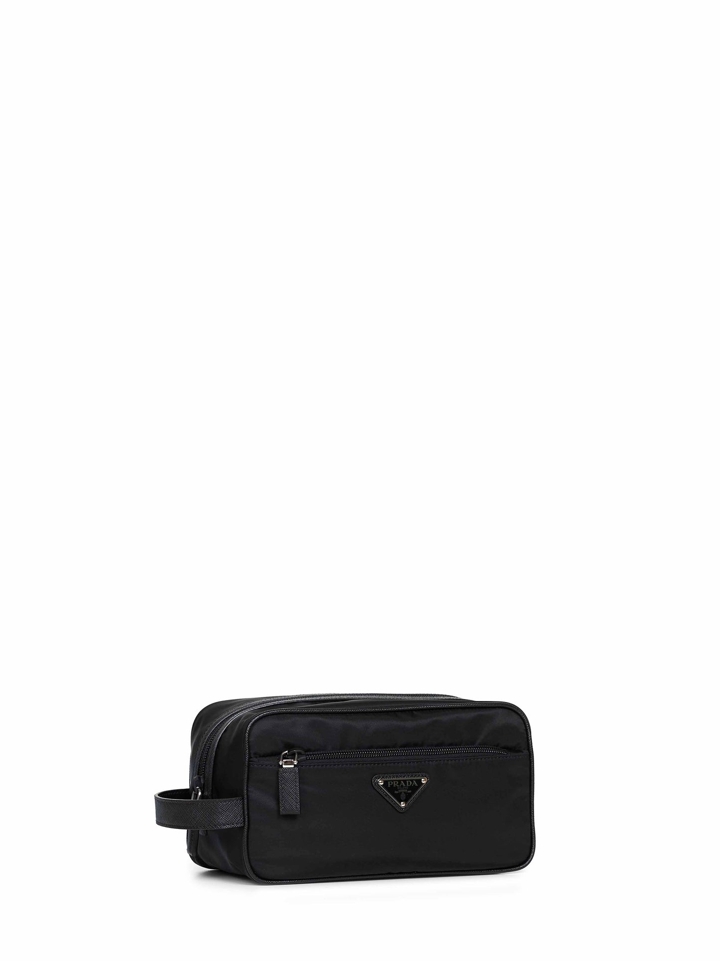 Prada Accessori Pelletteria Men Black Travel Pouch PRADA