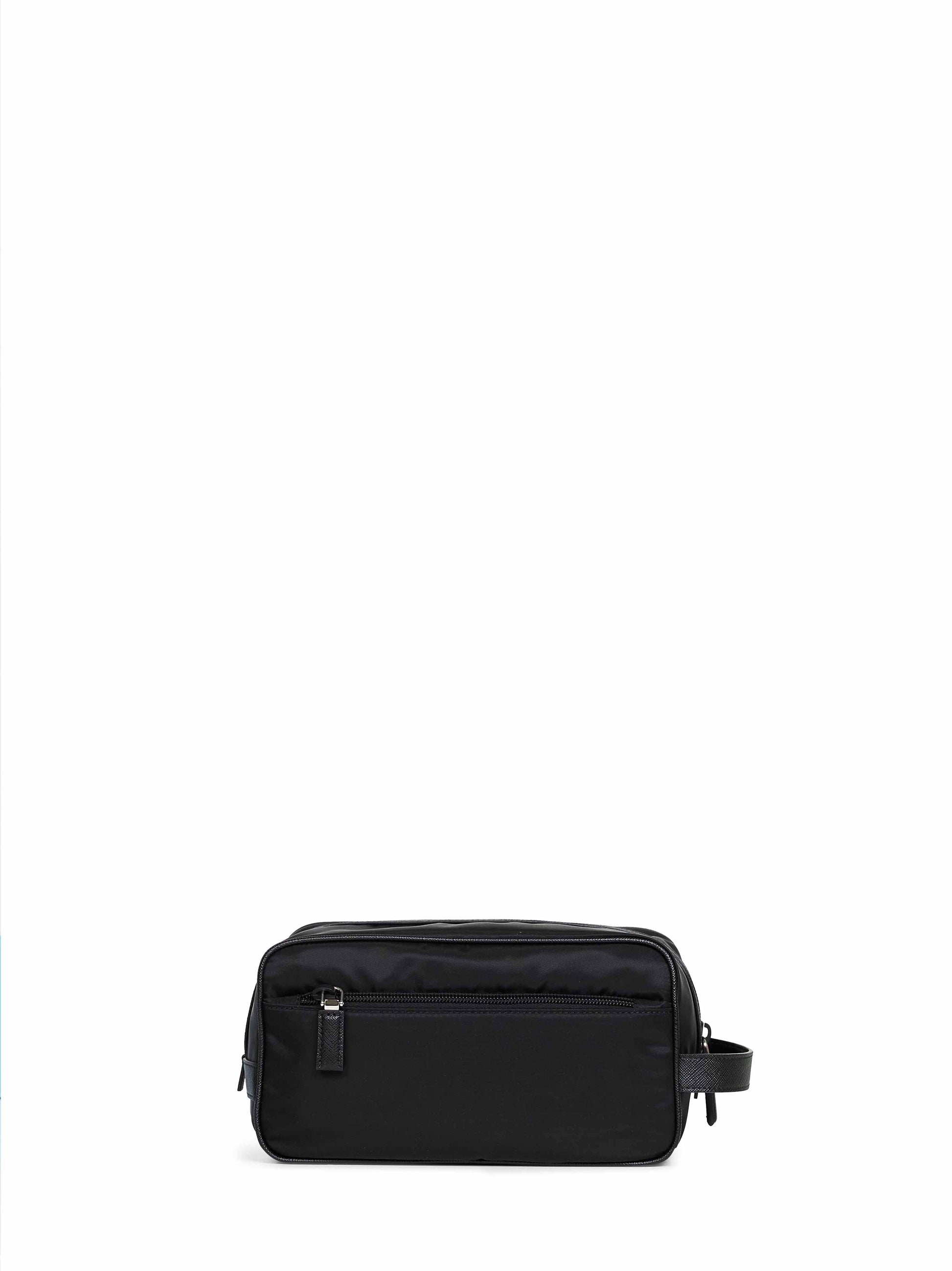 Prada Accessori Pelletteria Men Black Travel Pouch PRADA