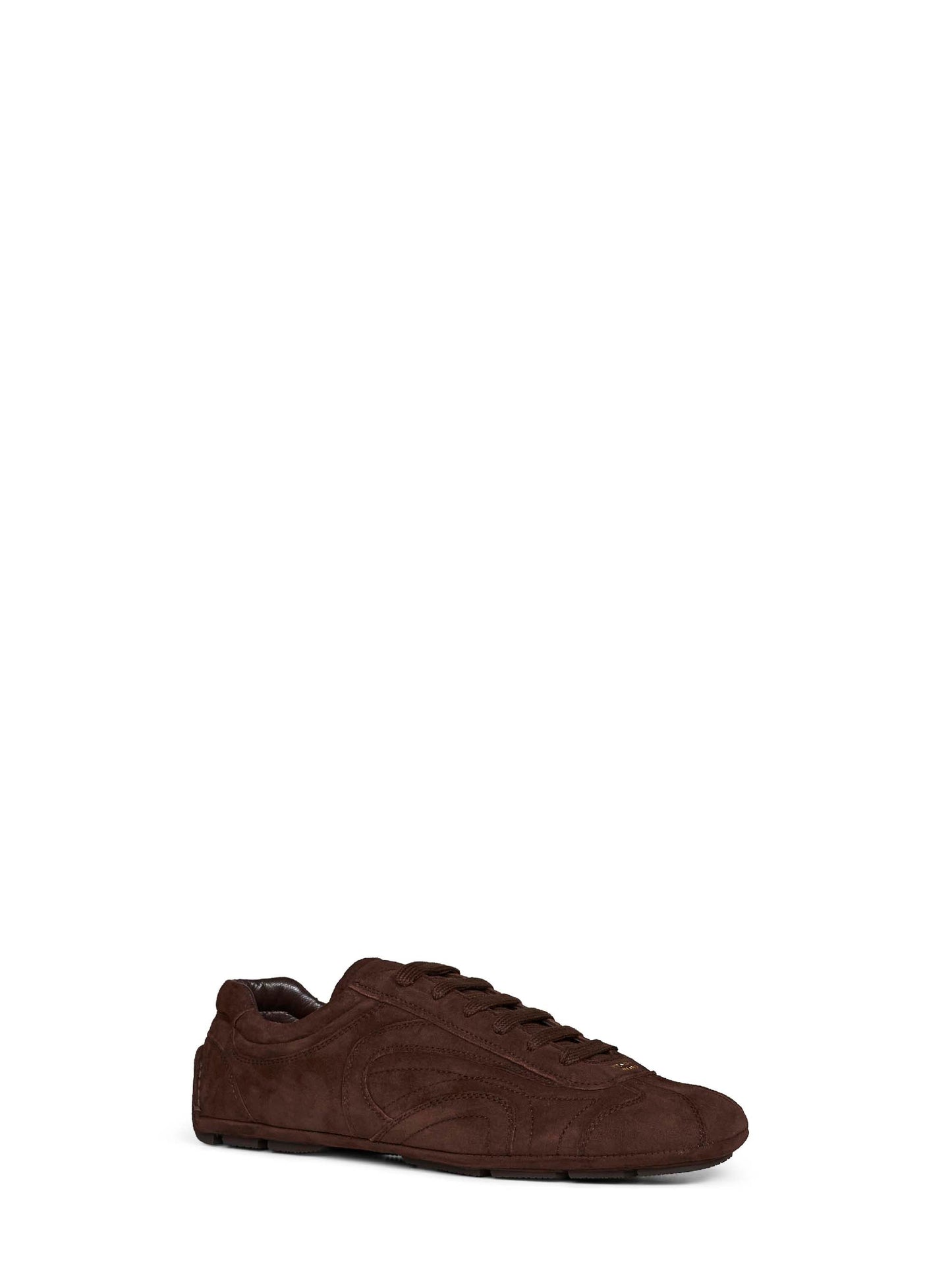 Prada Calzature Men Dark Brown Montecarlo Re-Edition 2005 Sneakers PRADA