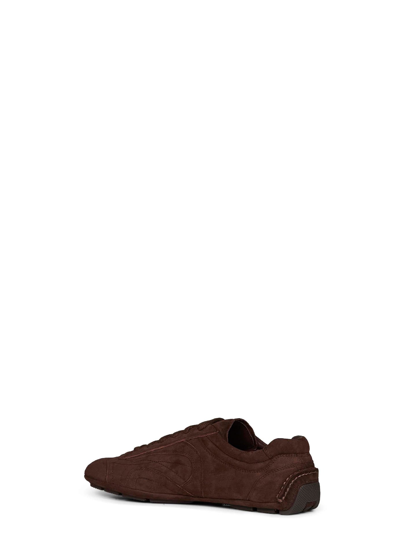Prada Calzature Men Dark Brown Montecarlo Re-Edition 2005 Sneakers PRADA
