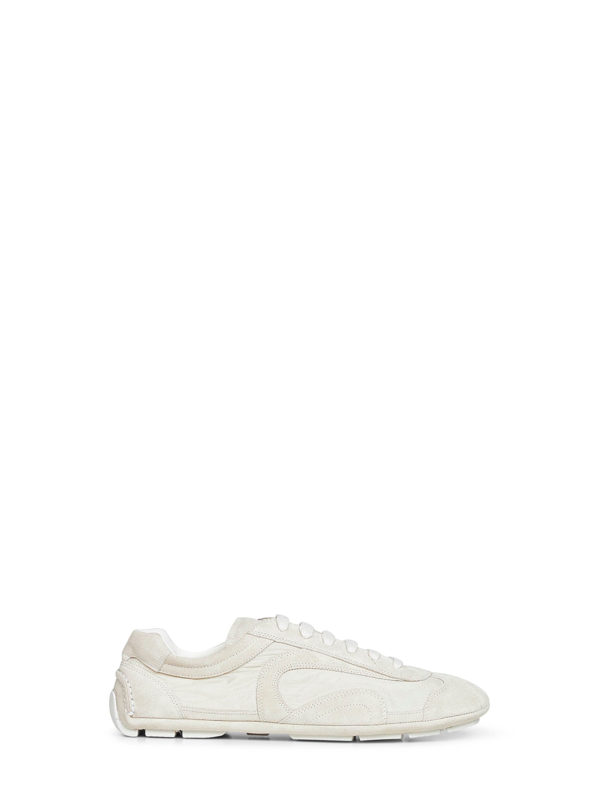 Prada Calzature Men Ivory Montecarlo Re-Edition 2005 Sneakers<Br/> PRADA