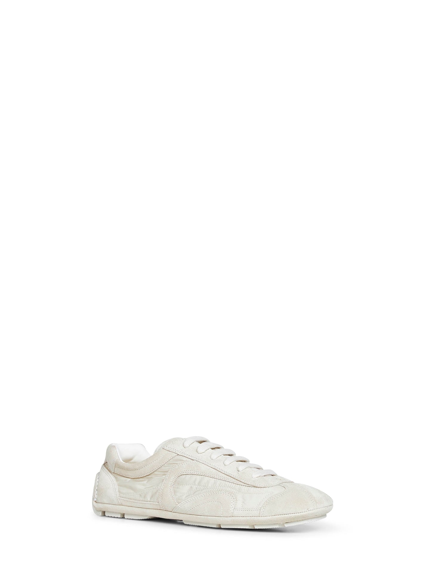 Prada Calzature Men Ivory Montecarlo Re-Edition 2005 Sneakers<Br/> PRADA