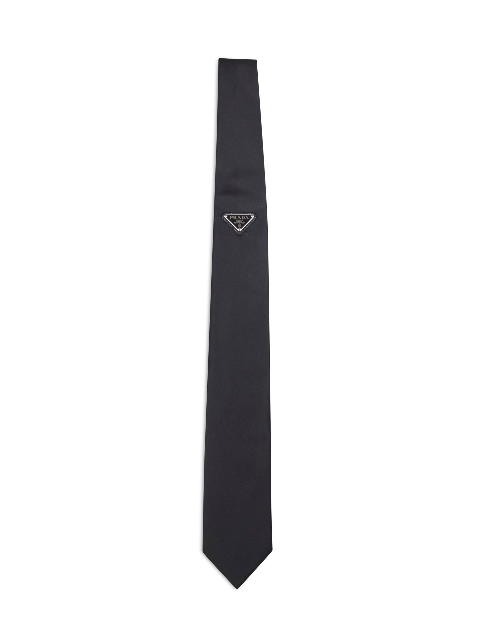 Prada Varie Men Black Re-Nylon Tie PRADA