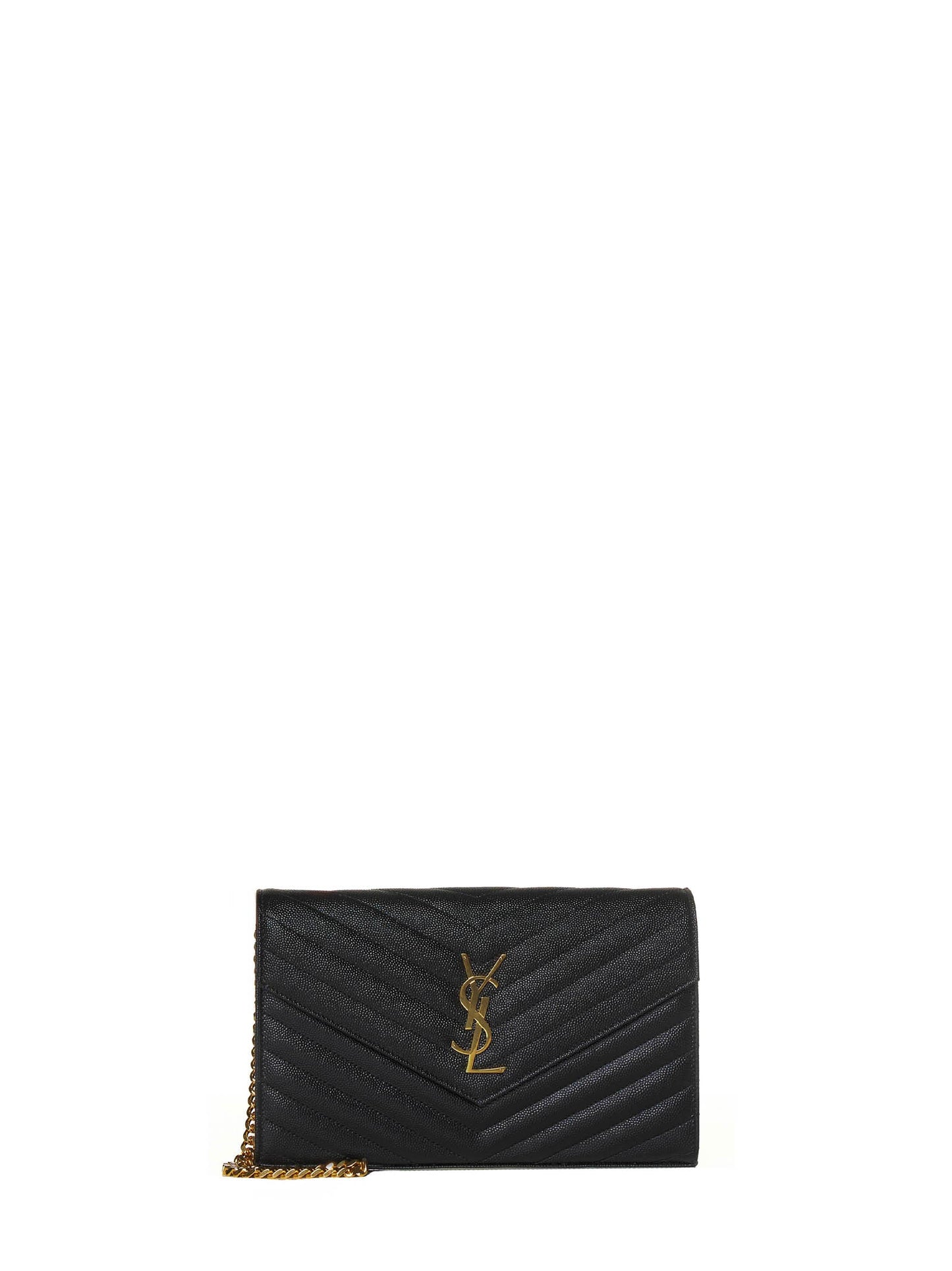 Saint Laurent Women Classic Cassandre Pouch In Grain De Poudre Leather By Saint Laurent SAINT LAURENT