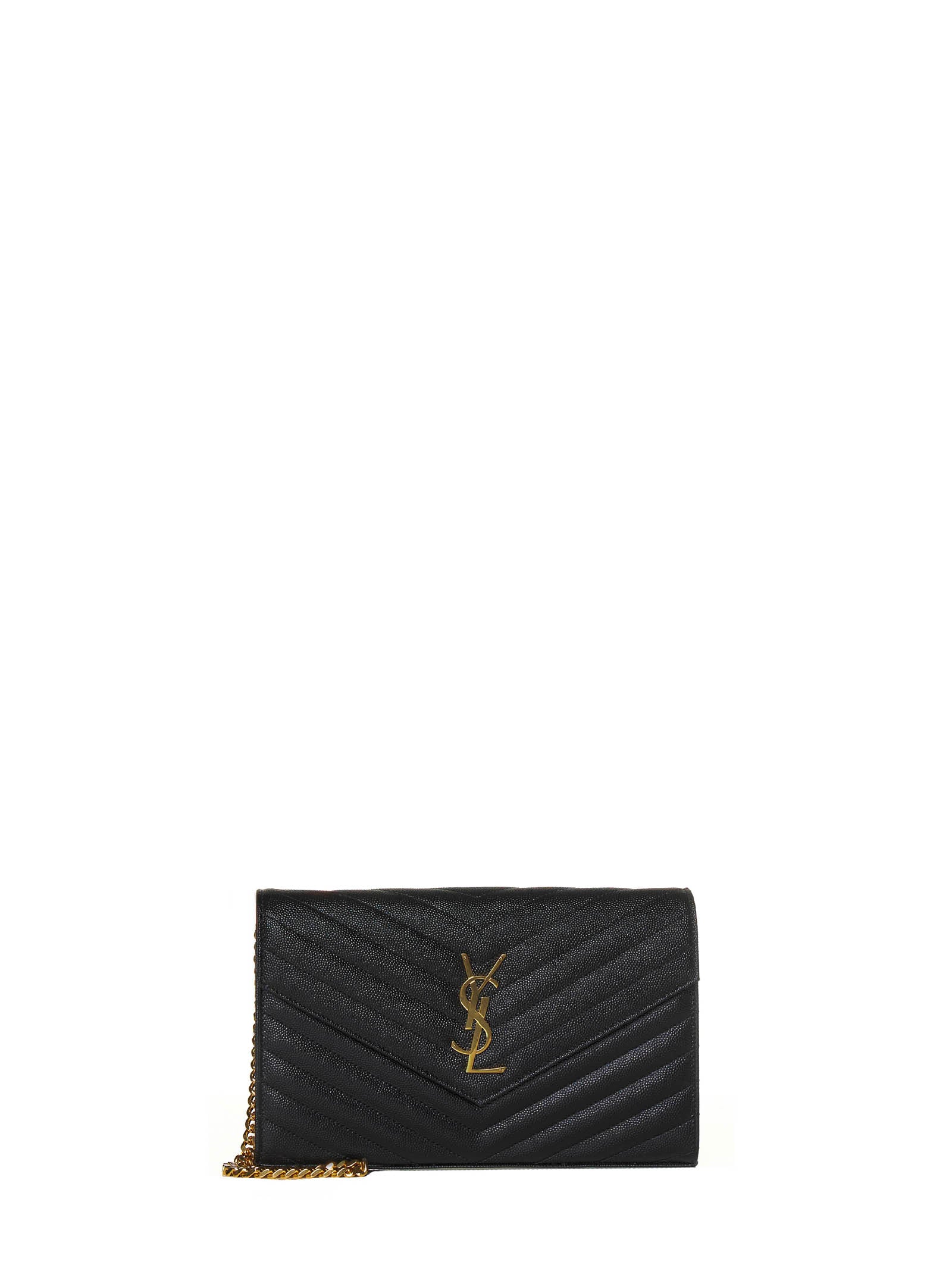 Saint Laurent Women Classic Cassandre Pouch In Grain De Poudre Leather By Saint Laurent SAINT LAURENT