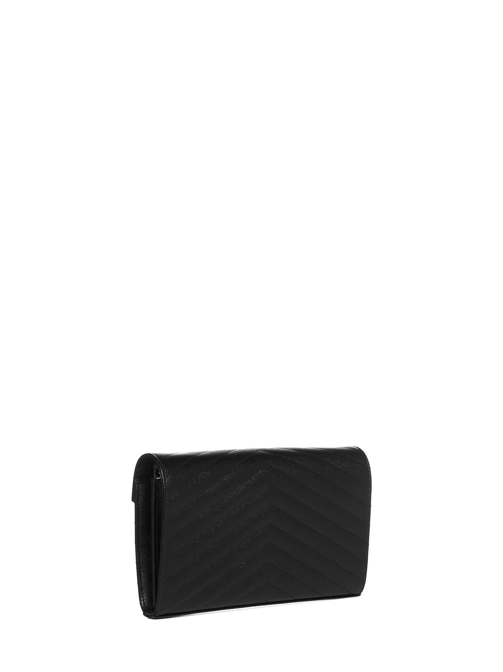 Saint Laurent Women Ysl Logo Quilted Leather Wallet On Chain Bag SAINT LAURENT