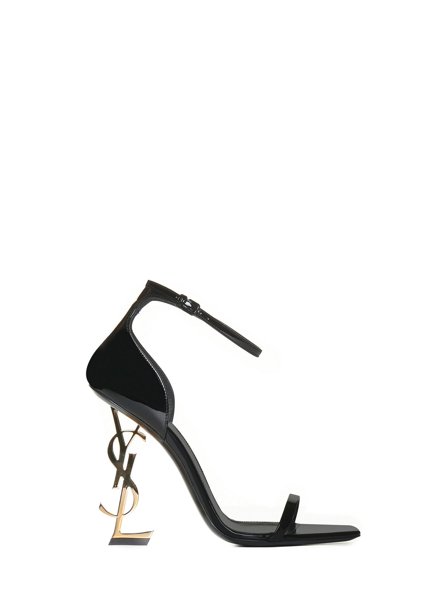 Saint Laurent Women Ysl Opyum Patent Leather Sandals SAINT LAURENT