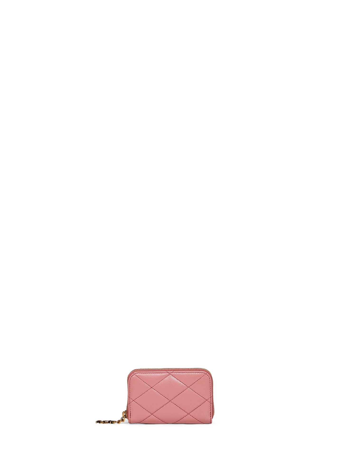 Saint Laurent Women Tulip Pink Lambskin Cassandre Bijou Coin Purse SAINT LAURENT