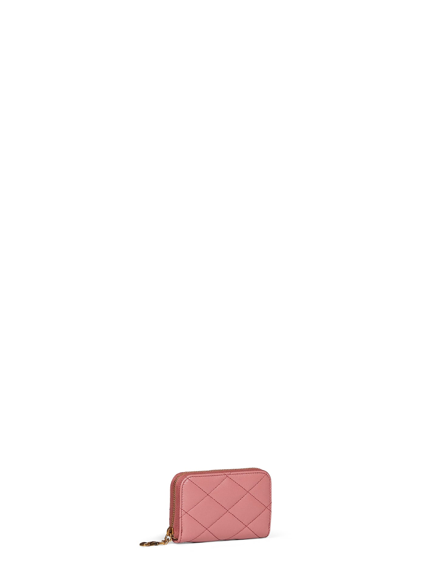 Saint Laurent Women Tulip Pink Lambskin Cassandre Bijou Coin Purse SAINT LAURENT