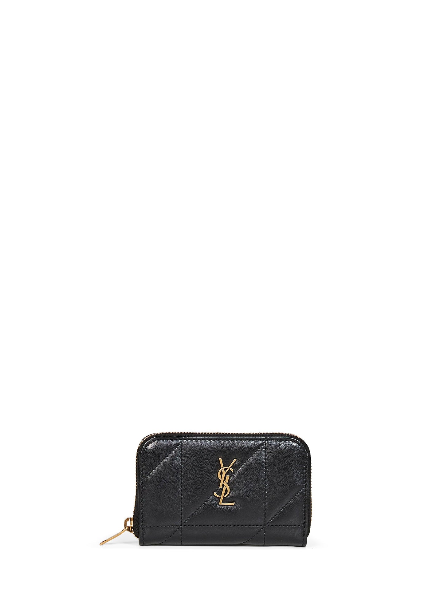 Saint Laurent Women Black Nappa Leather Jamie Coin Purse SAINT LAURENT