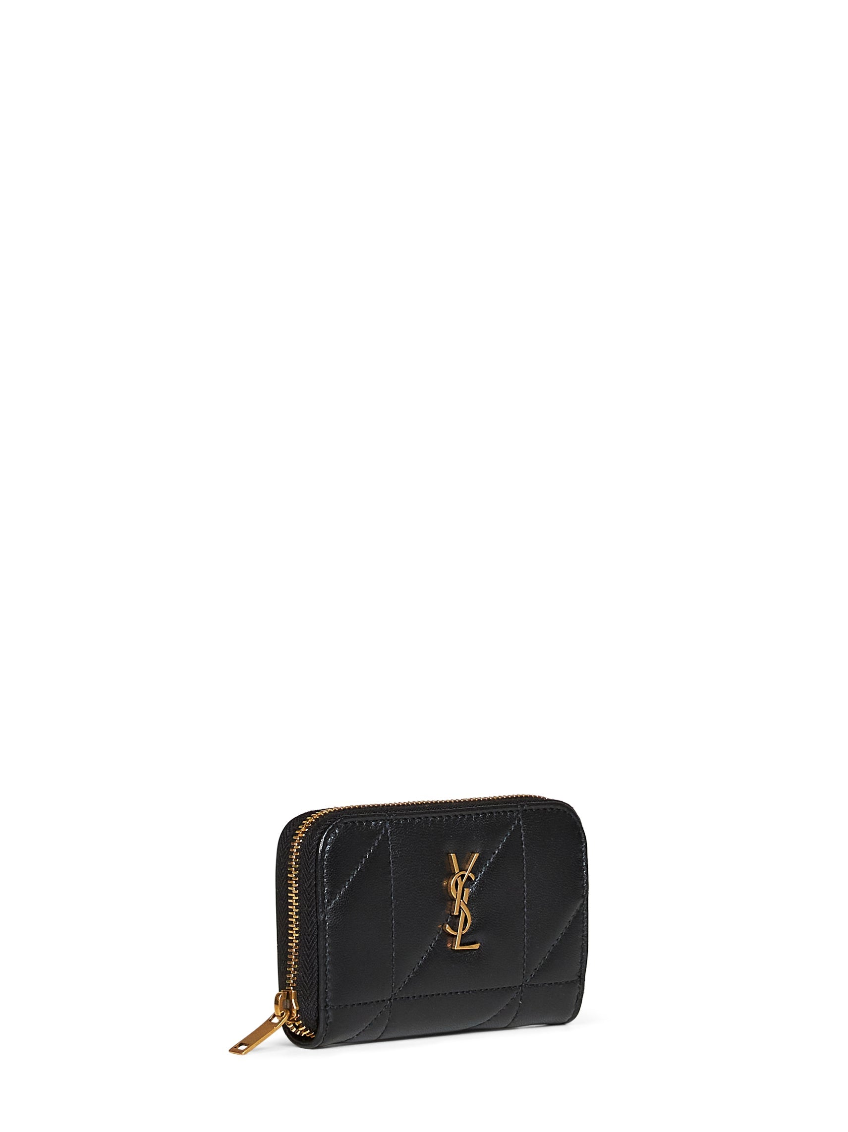Saint Laurent Women Black Nappa Leather Jamie Coin Purse SAINT LAURENT