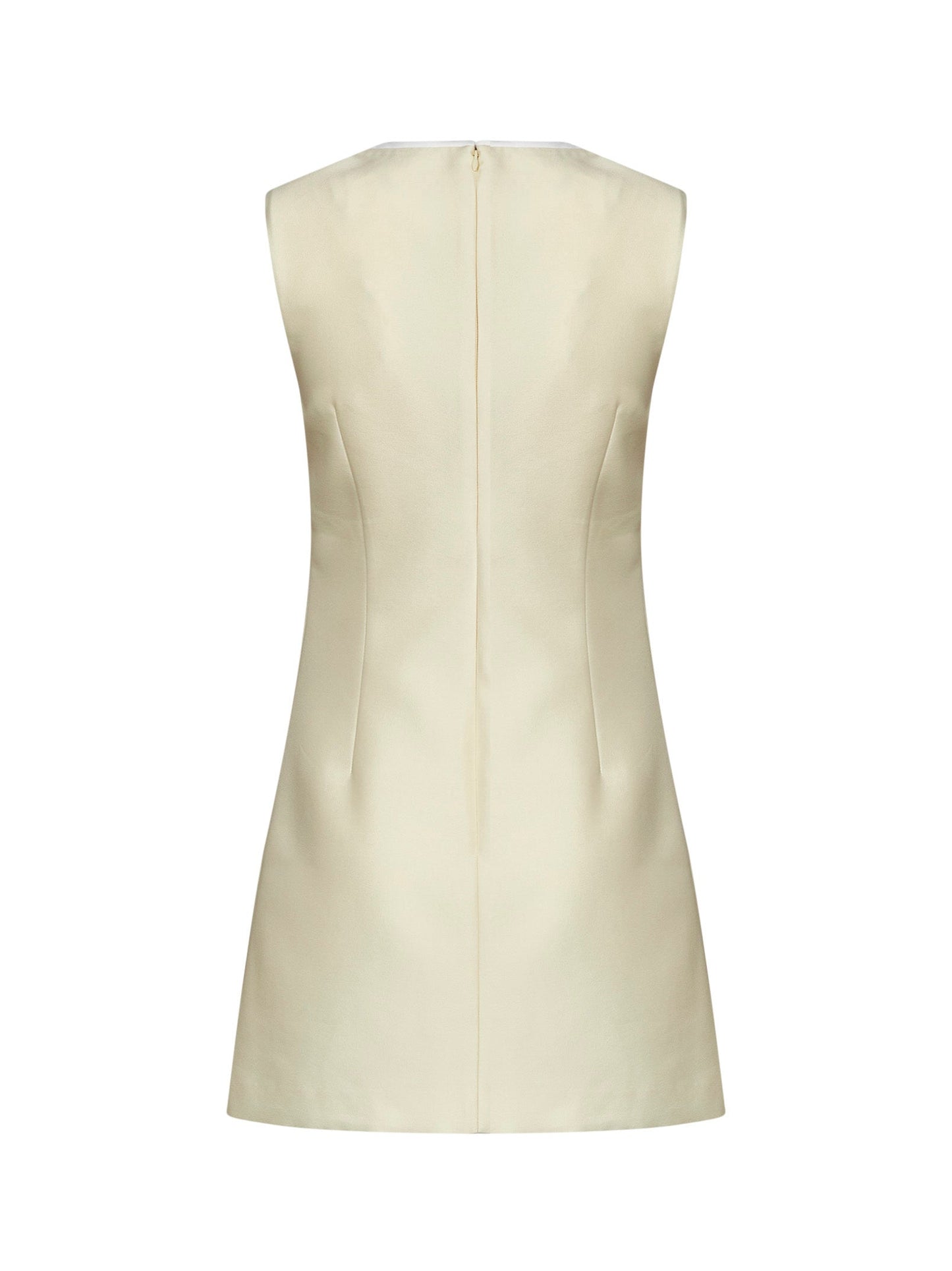 Self Portrait Women Yellow Taffeta Mini Dress With Bows Detail SELF-PORTRAIT