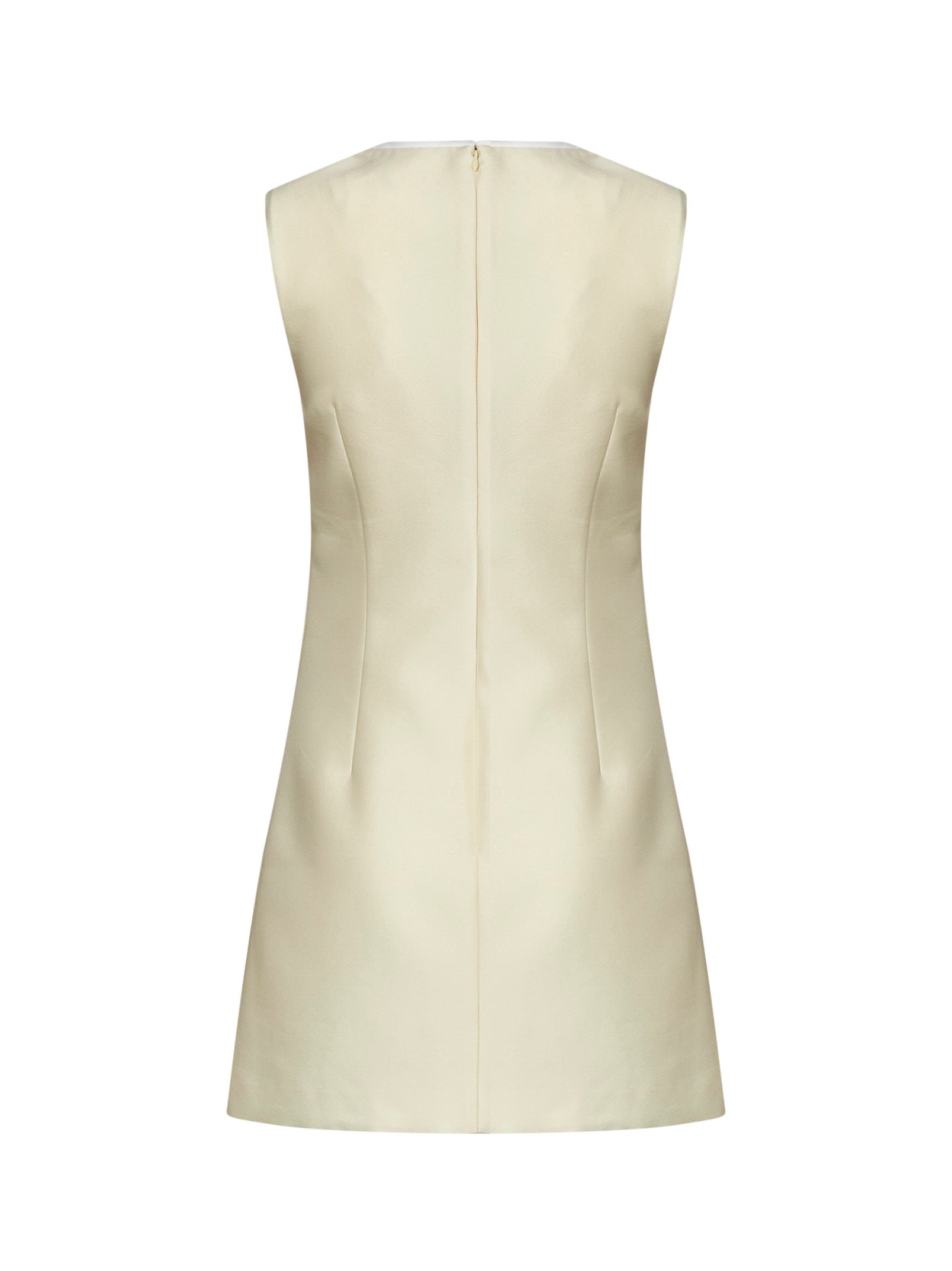 Self Portrait Women Yellow Taffeta Mini Dress With Bows Detail SELF-PORTRAIT