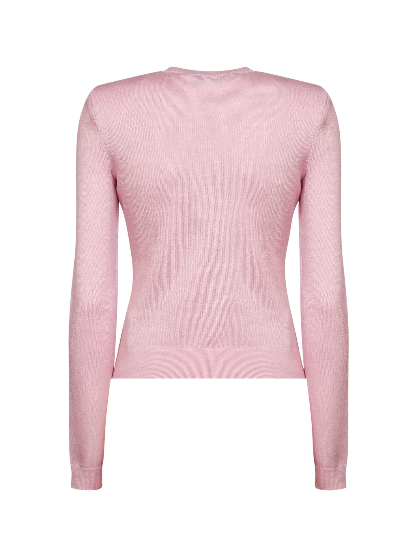 Self Portrait Women Pink Knit Jumper With Flowers Detail