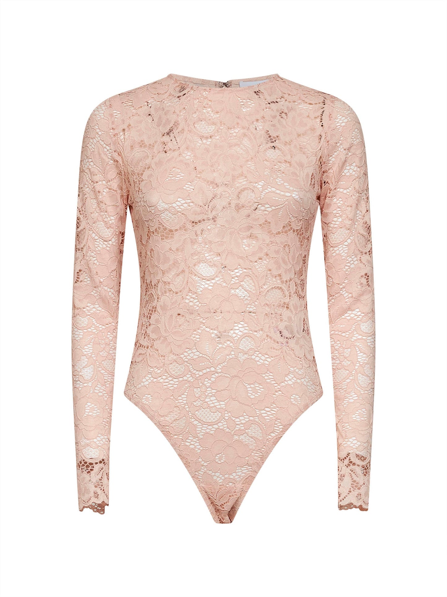 Self Portrait Women Beige Floral Lace Bodysuit SELF-PORTRAIT
