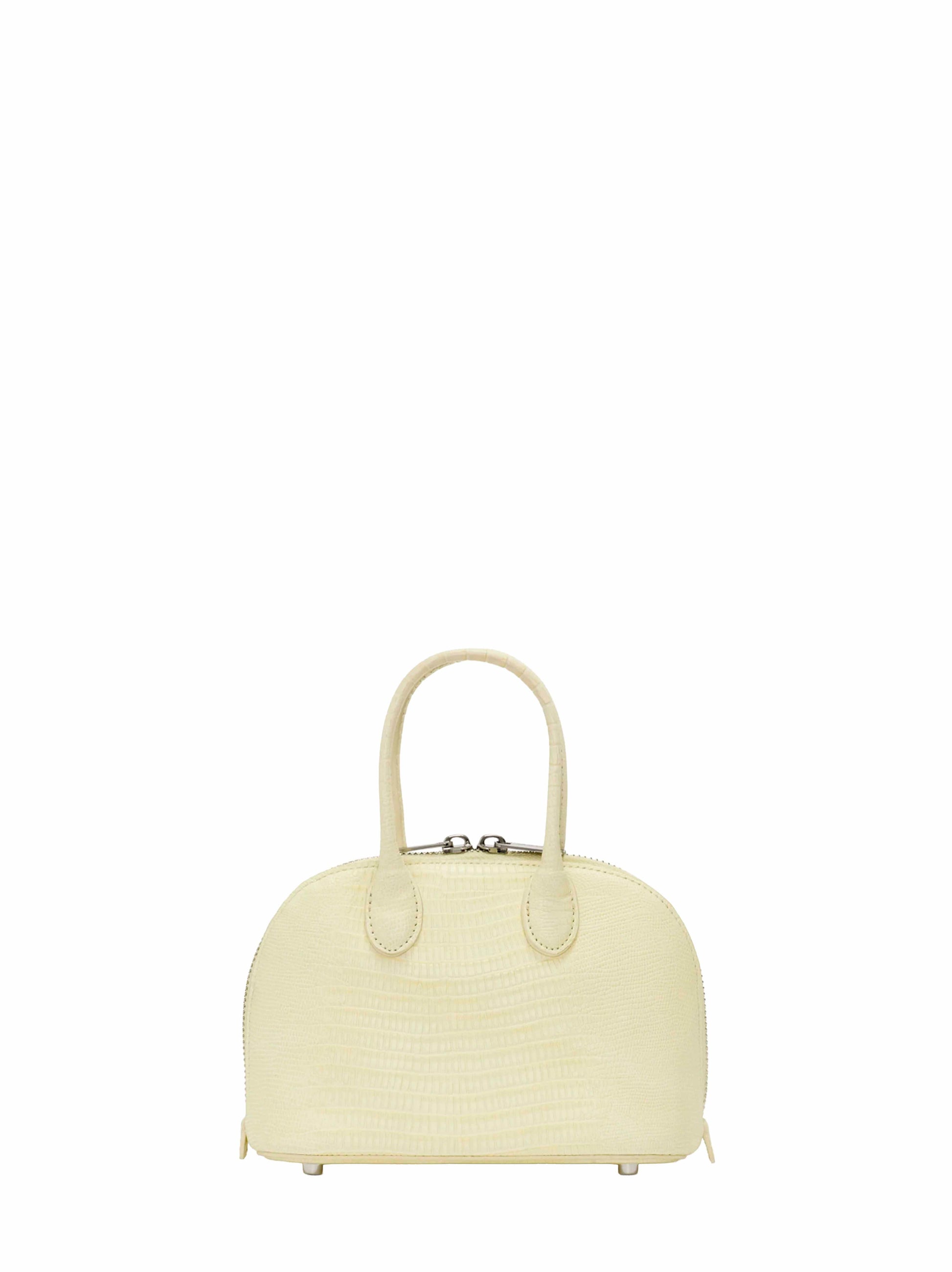 Self Portrait Women Yellow Mini Bag With Shoulder Strap And Charms SELF-PORTRAIT