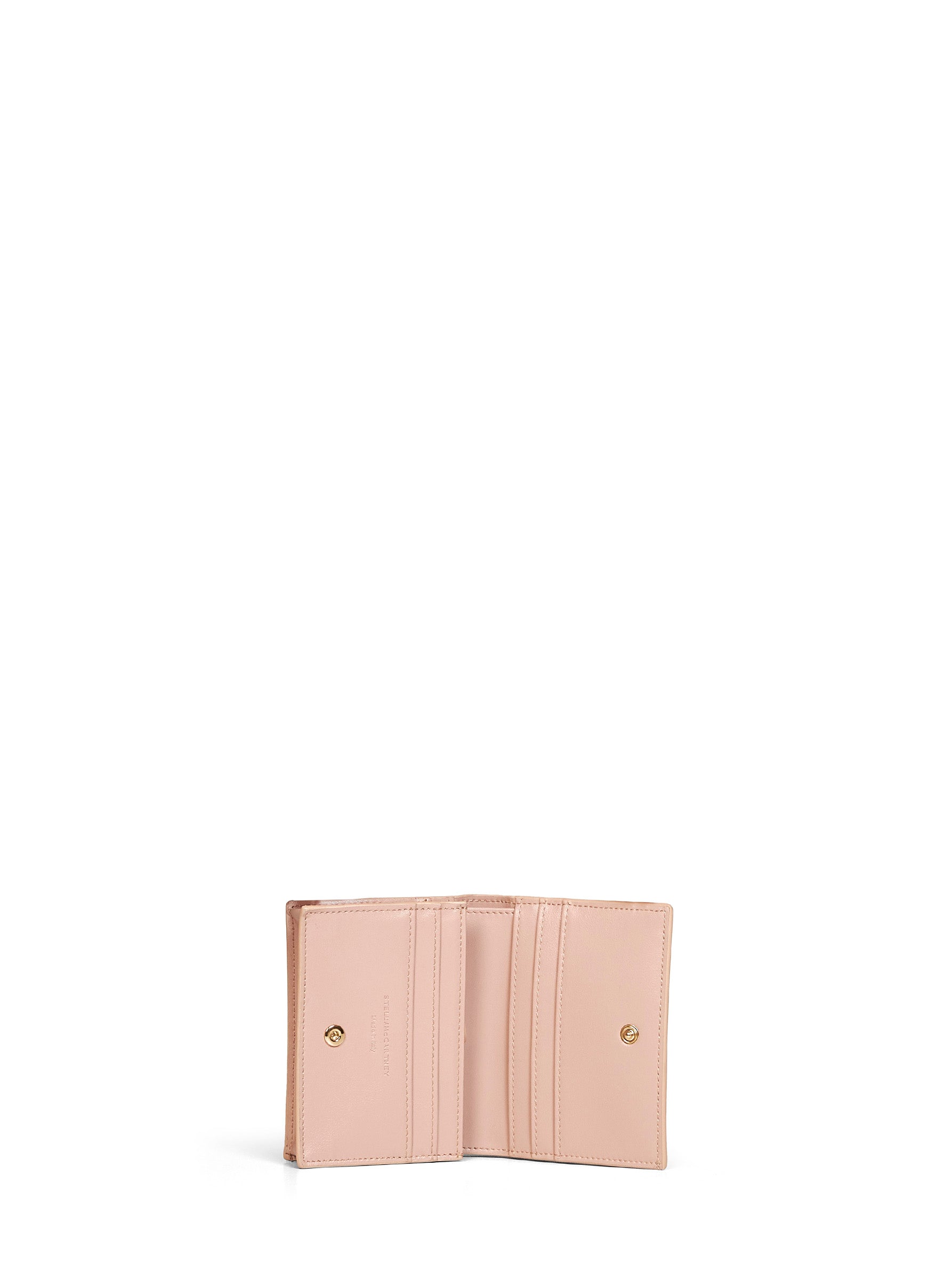 Stella Mccartney Women Blush Pink Logo Bi-Fold Wallet STELLA MCCARTNEY