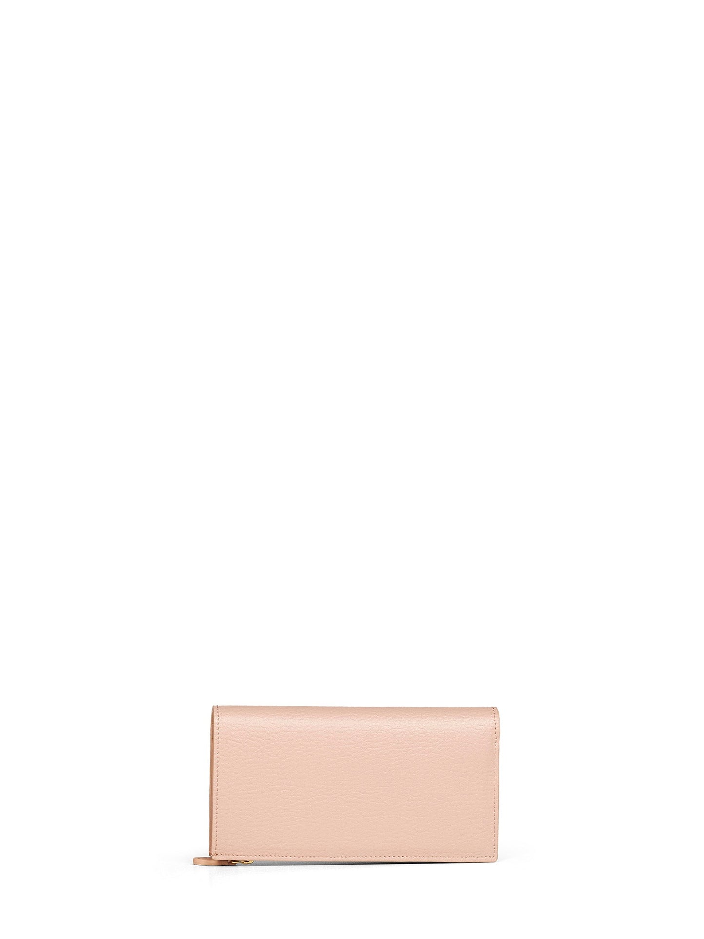 Stella Mccartney Women Blush Pink Logo Vertical Tri-Fold Wallet STELLA MCCARTNEY