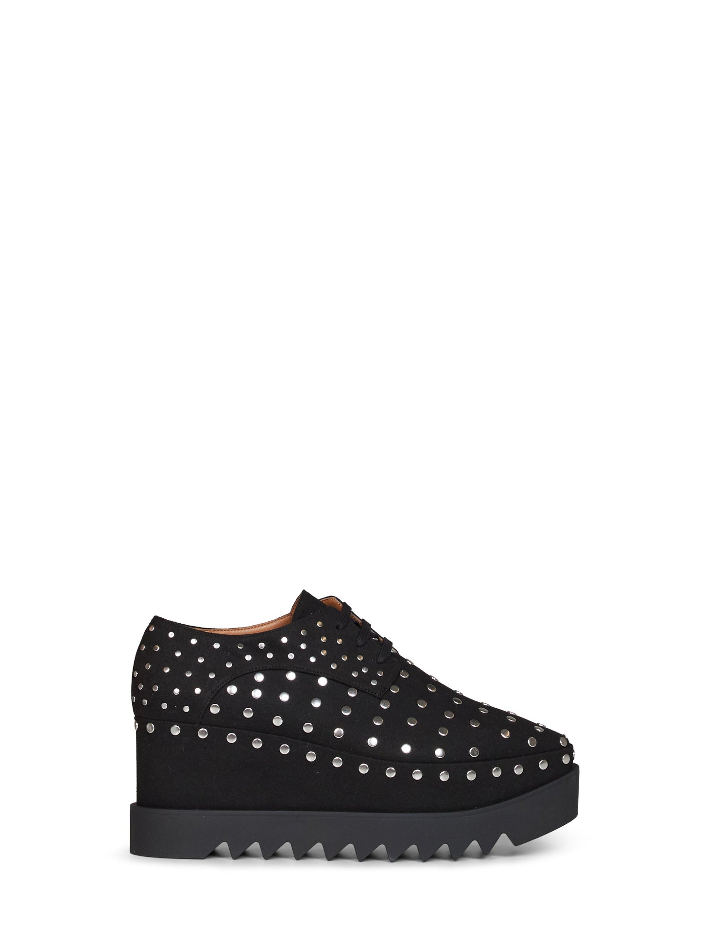 Stella Mccartney Women Black Studded Elyse Wedges STELLA MCCARTNEY