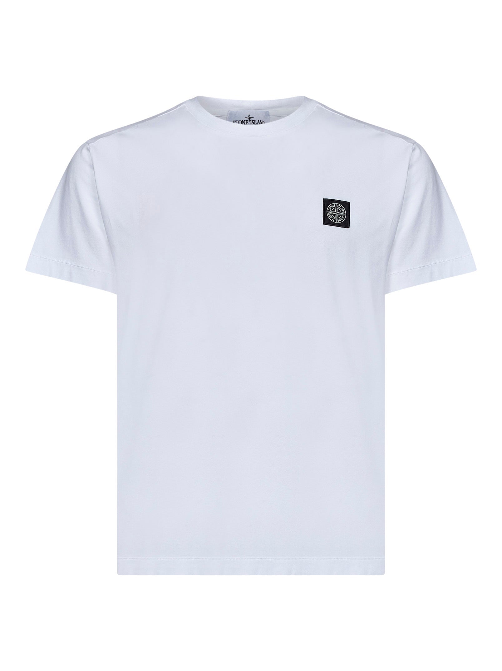Stone Island Men White 60/2 Cotton Jersey Slim-Fit T-Shirt STONE ISLAND