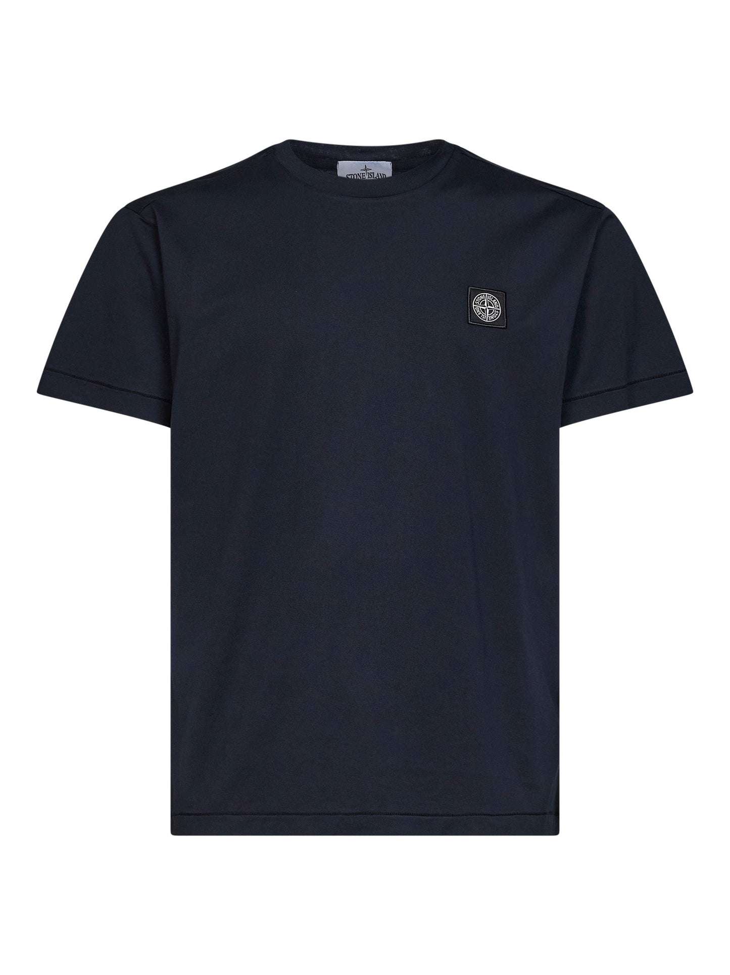 Stone Island Men Navy Blue 60/2 Cotton Jersey Slim-Fit T-Shirt STONE ISLAND