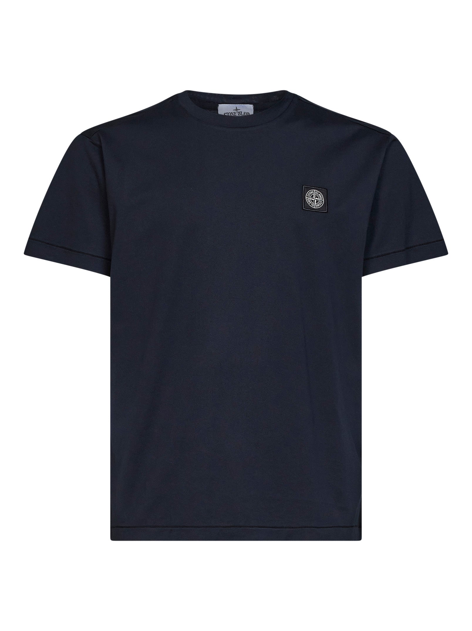 Stone Island Men Navy Blue 60/2 Cotton Jersey Slim-Fit T-Shirt STONE ISLAND