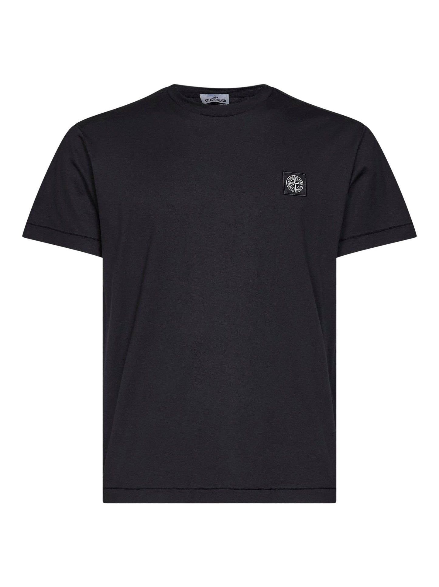 Stone Island Men Black 60/2 Cotton Jersey Slim-Fit T-Shirt STONE ISLAND