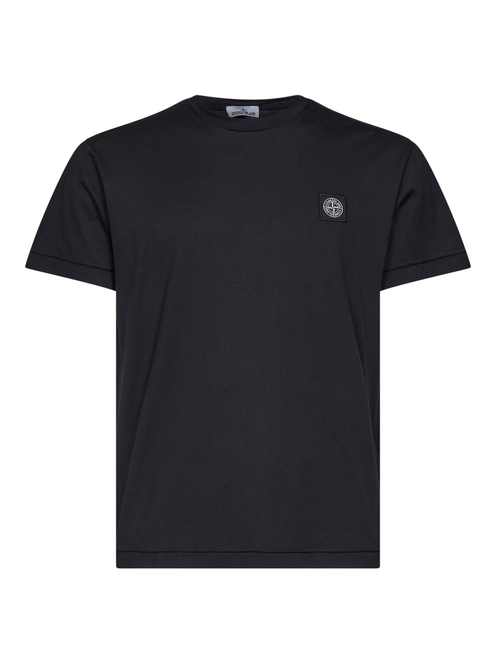 Stone Island Men Black 60/2 Cotton Jersey Slim-Fit T-Shirt STONE ISLAND