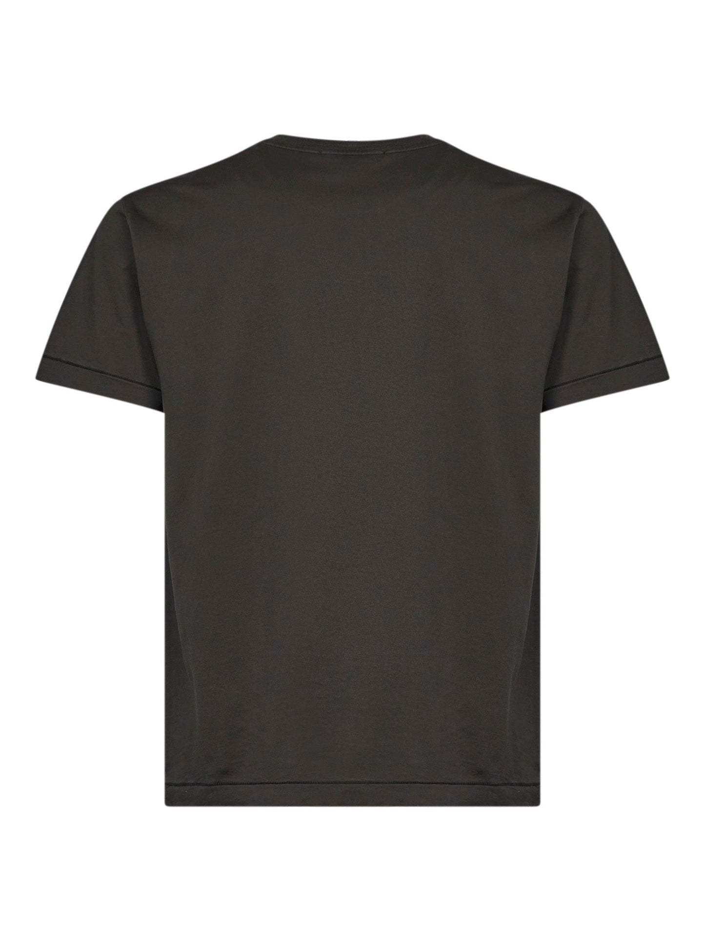 Stone Island Men Coal Grey 60/2 Cotton Jersey Slim-Fit T-Shirt STONE ISLAND