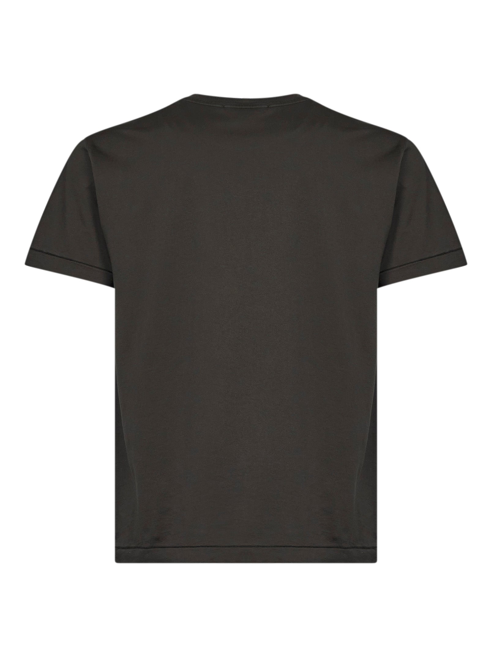 Stone Island Men Coal Grey 60/2 Cotton Jersey Slim-Fit T-Shirt STONE ISLAND