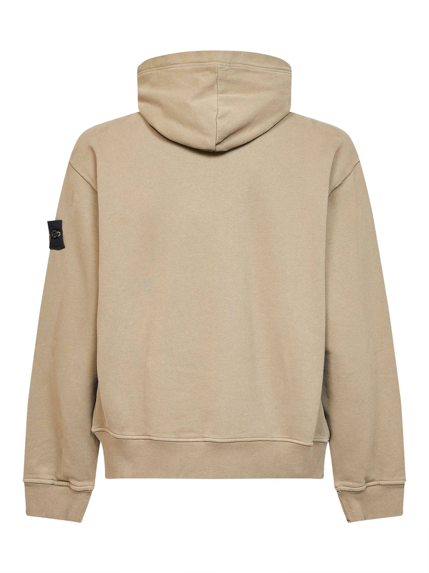 Stone Island Men Military Green Organic Cotton Hoodie STONE ISLAND
