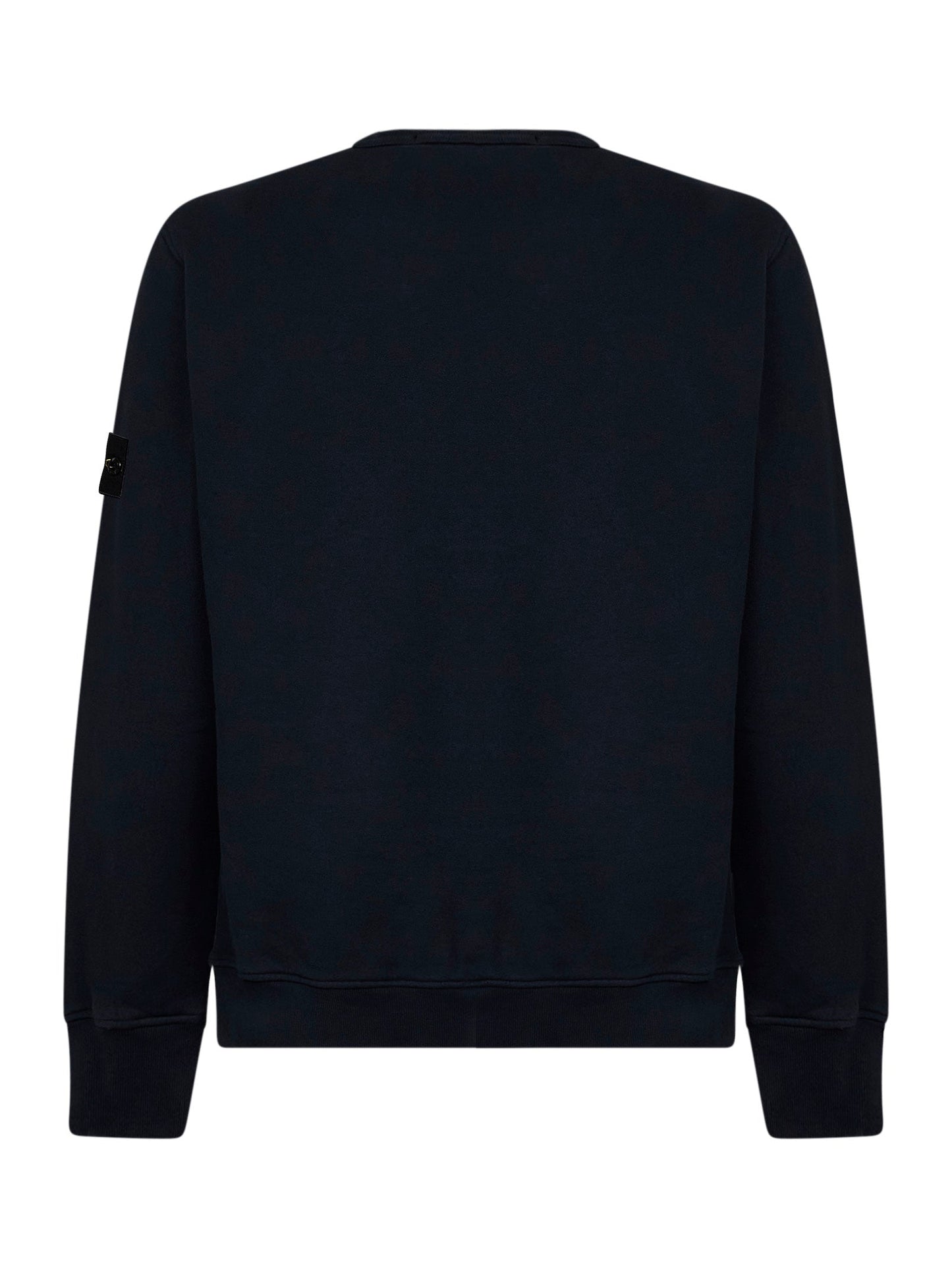 Stone Island Men Blue Organic Stretch Cotton Crewneck Sweatshirt STONE ISLAND