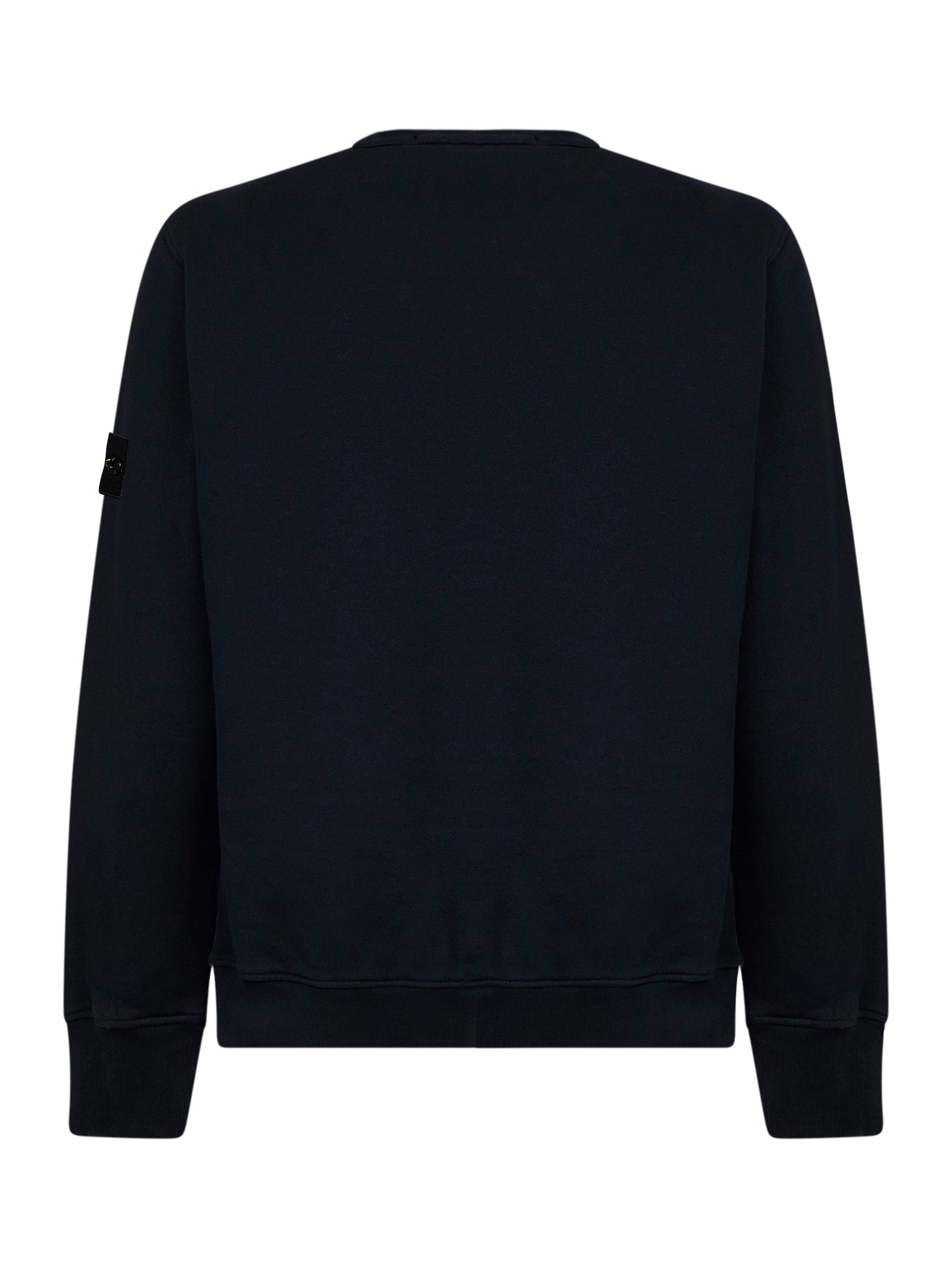 Stone Island Men Blue Organic Stretch Cotton Crewneck Sweatshirt STONE ISLAND