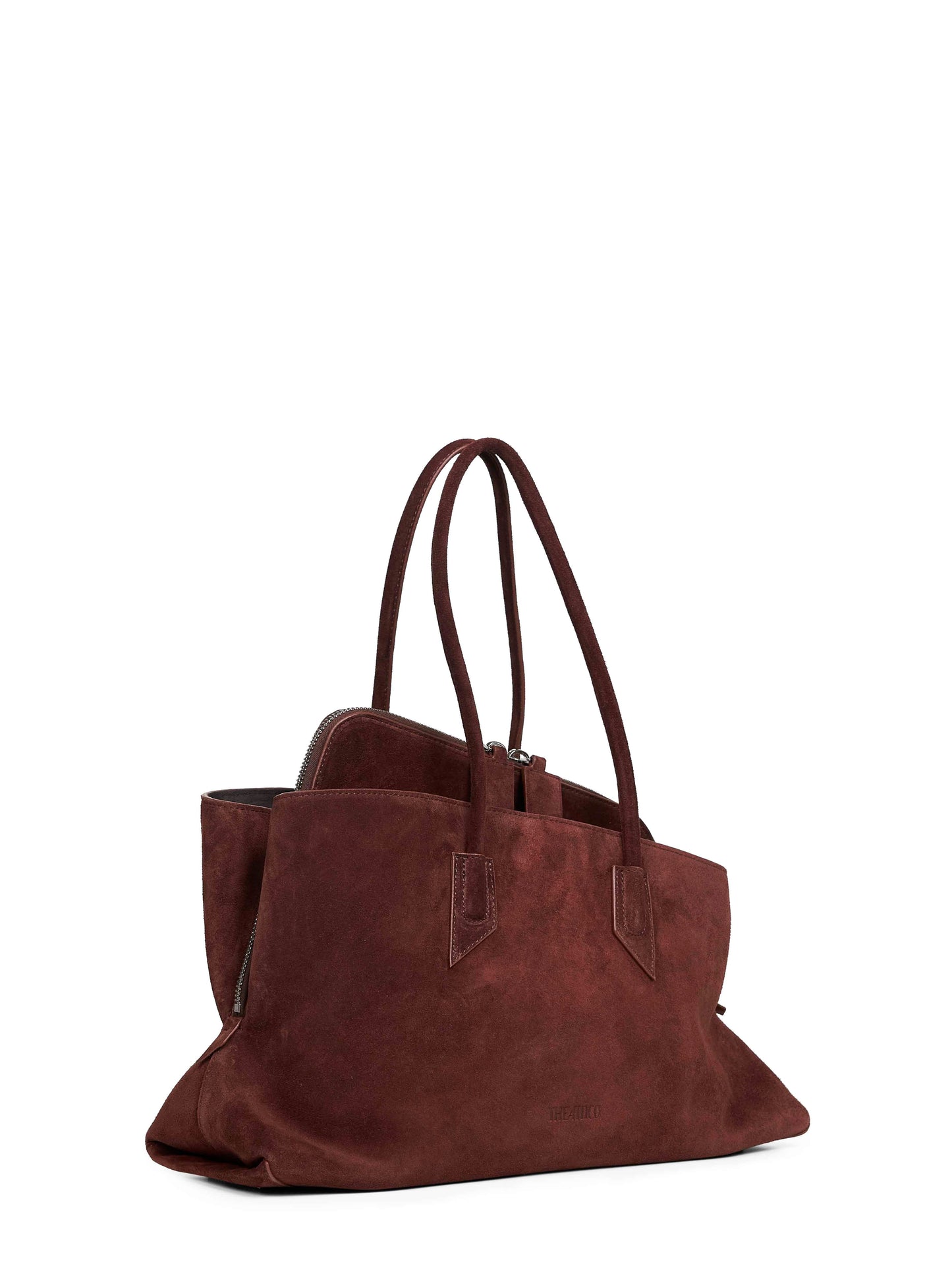 The Attico Women Light Chocolate "La Passeggiata Medium" Top Handle Bag THE ATTICO
