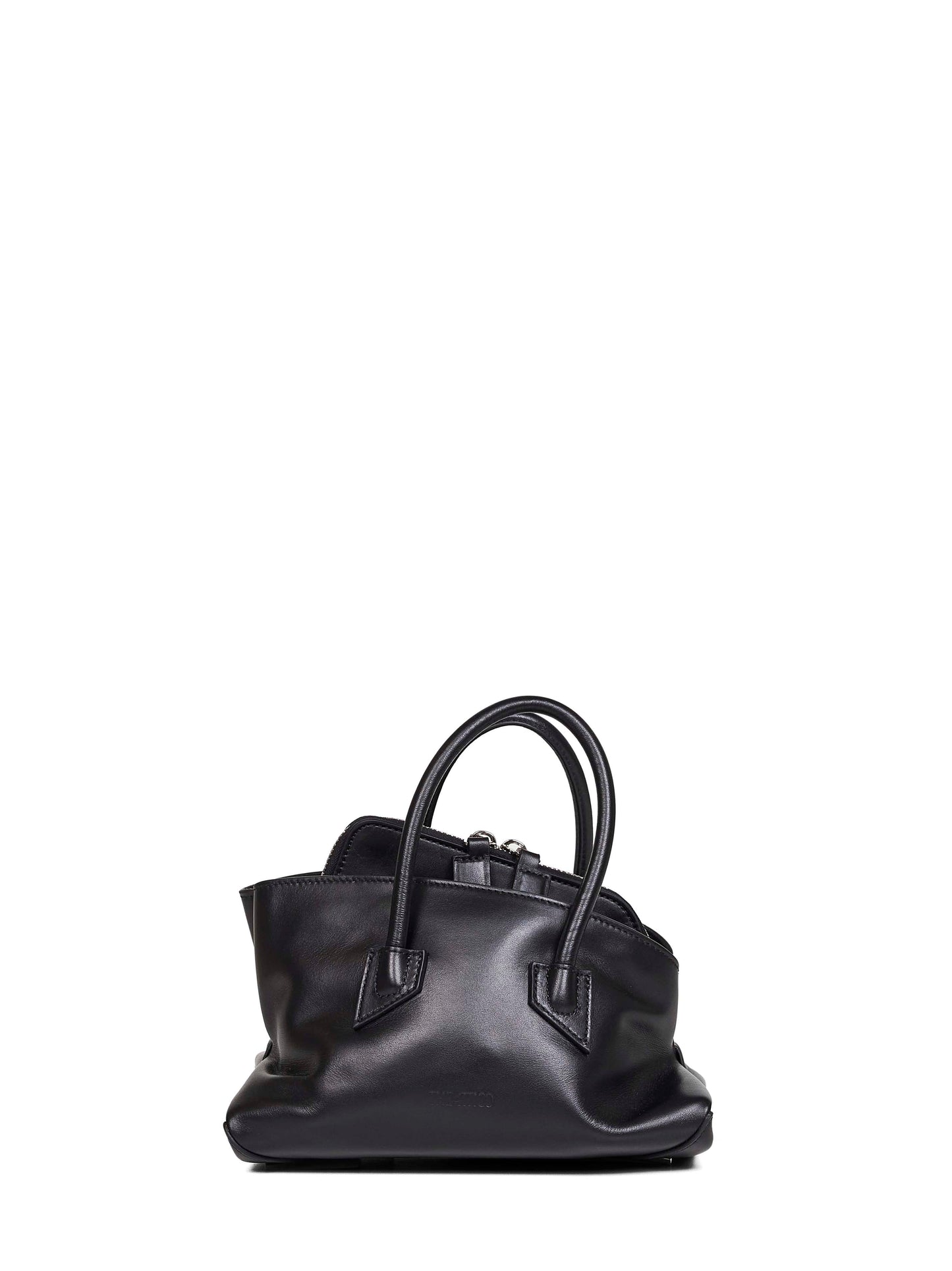 The Attico Women Black "La Passeggiata Mini" Top Handle Bag THE ATTICO