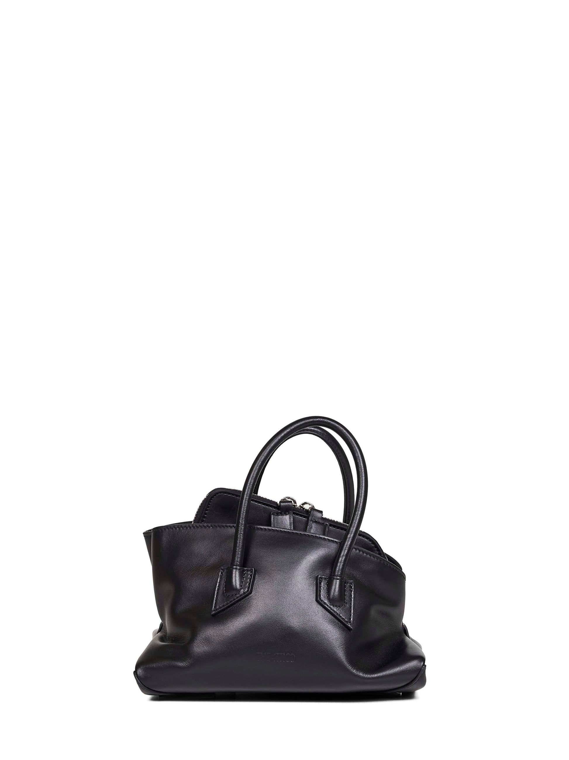 The Attico Women Black "La Passeggiata Mini" Top Handle Bag THE ATTICO