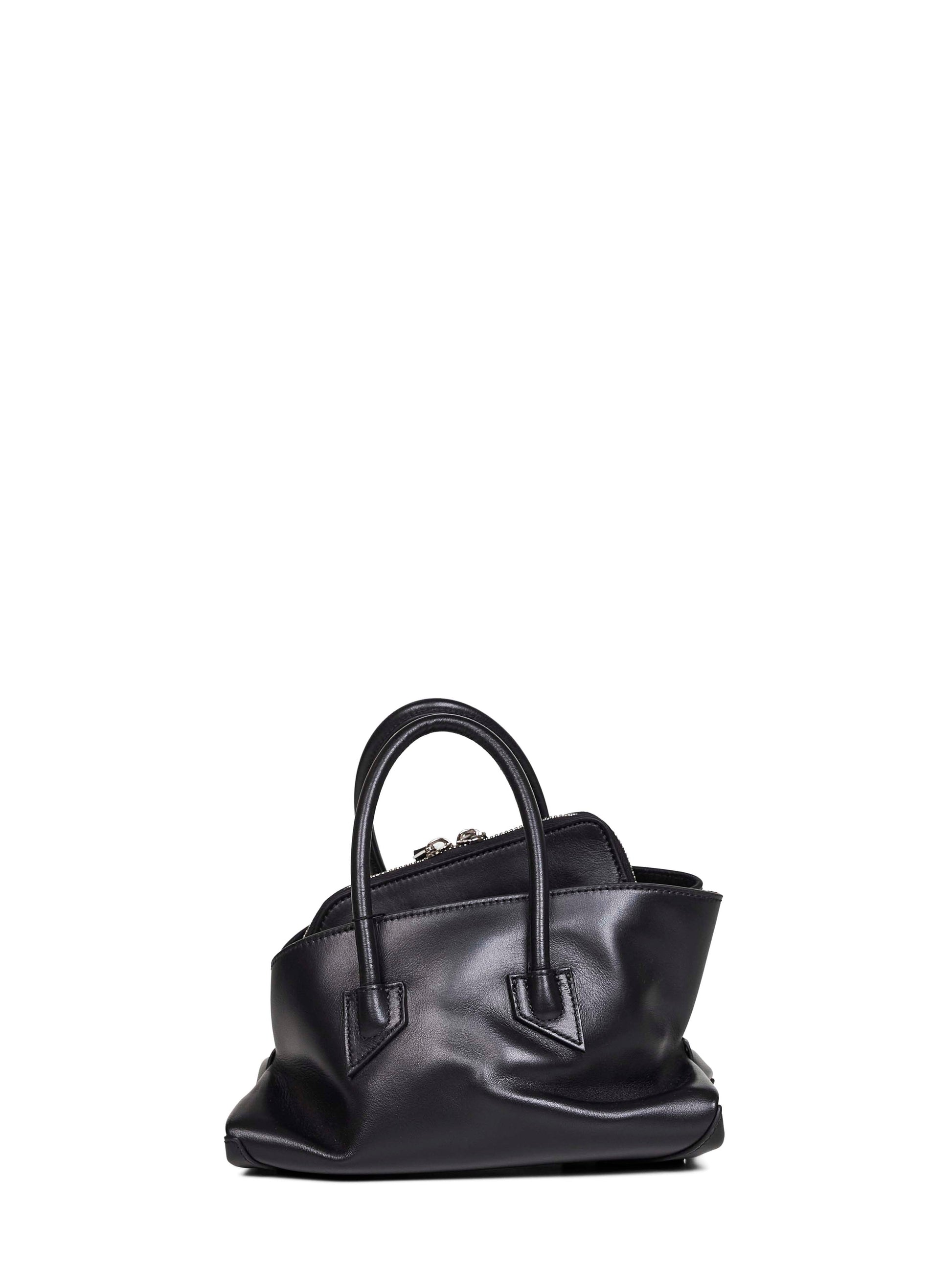 The Attico Women Black "La Passeggiata Mini" Top Handle Bag THE ATTICO