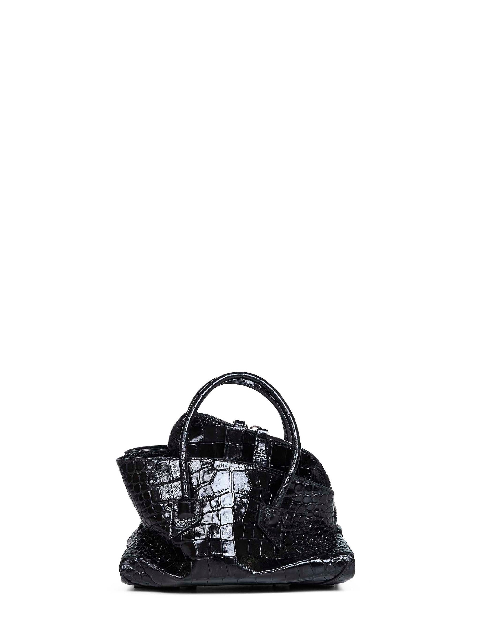 The Attico Women Black "La Passeggiata Mini" Top Handle Bag THE ATTICO