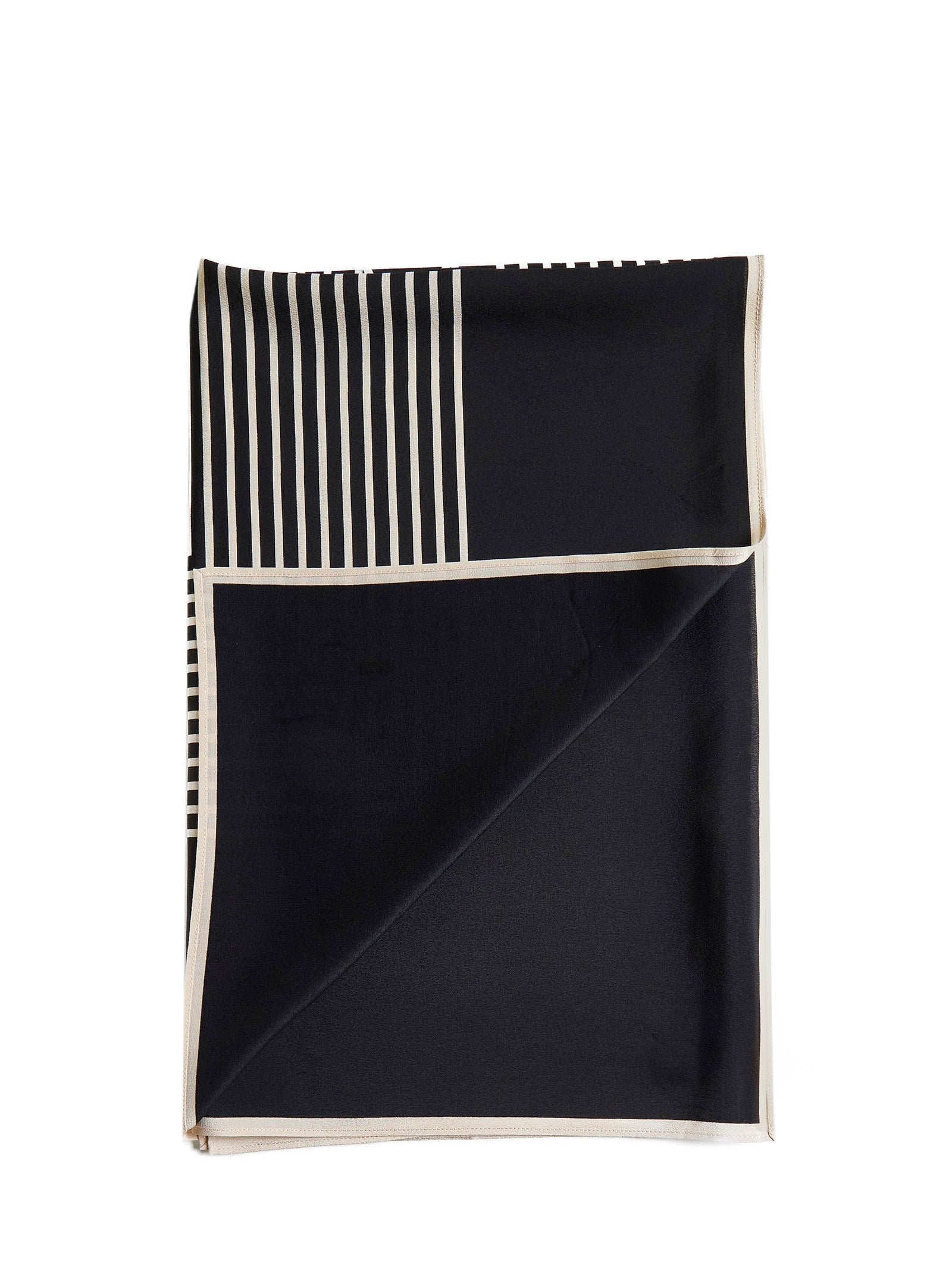 Toteme Women Striped Silk Crêpe Scarf TOTEME