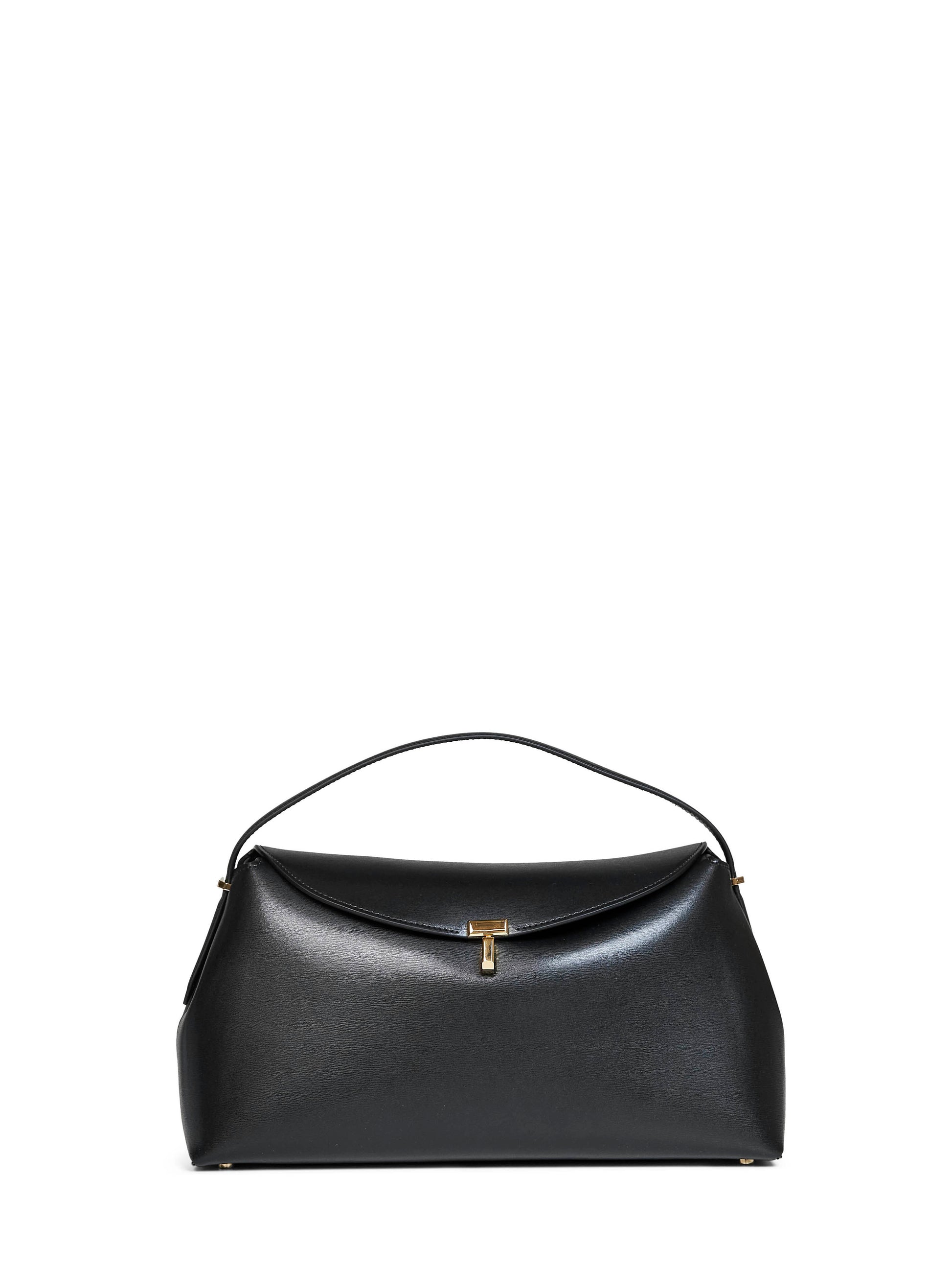 Toteme Women Black T-Lock Top Handle Bag TOTEME