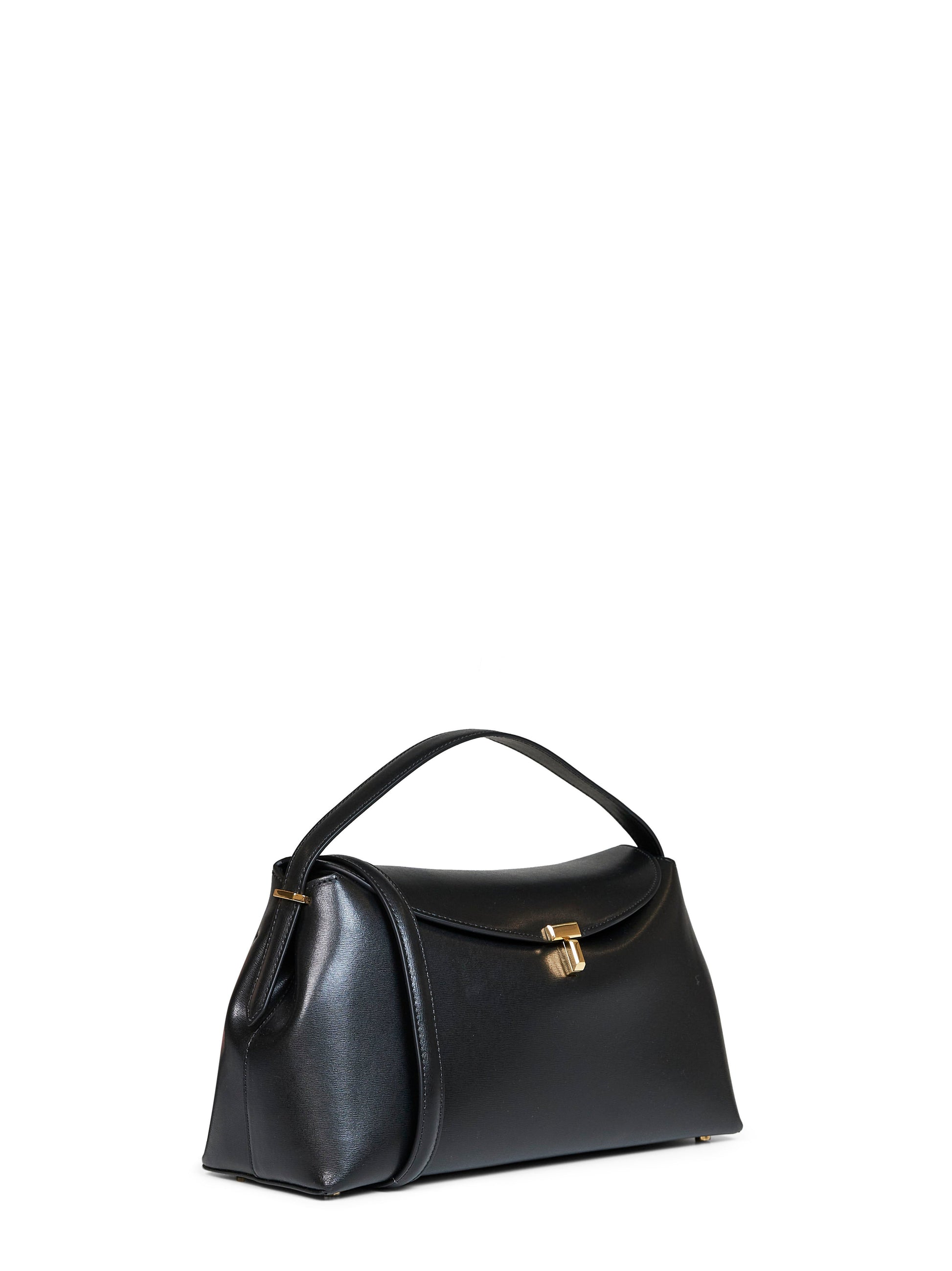 Toteme Women Black T-Lock Top Handle Bag TOTEME