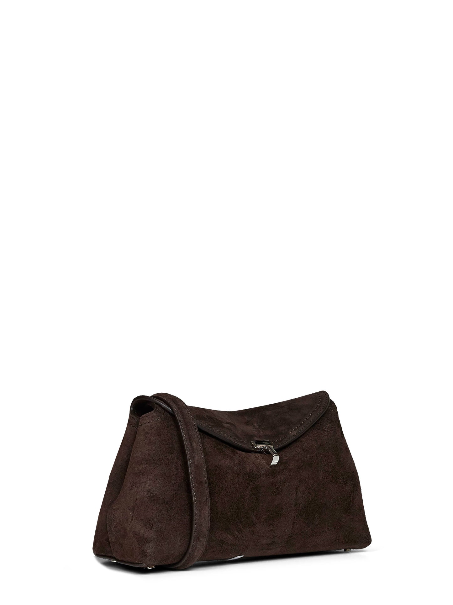 Toteme Women Brown T-Lock Clutch Bag TOTEME