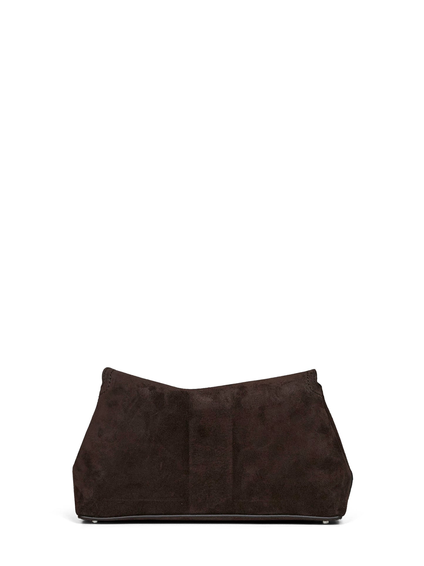 Toteme Women Brown T-Lock Clutch Bag TOTEME
