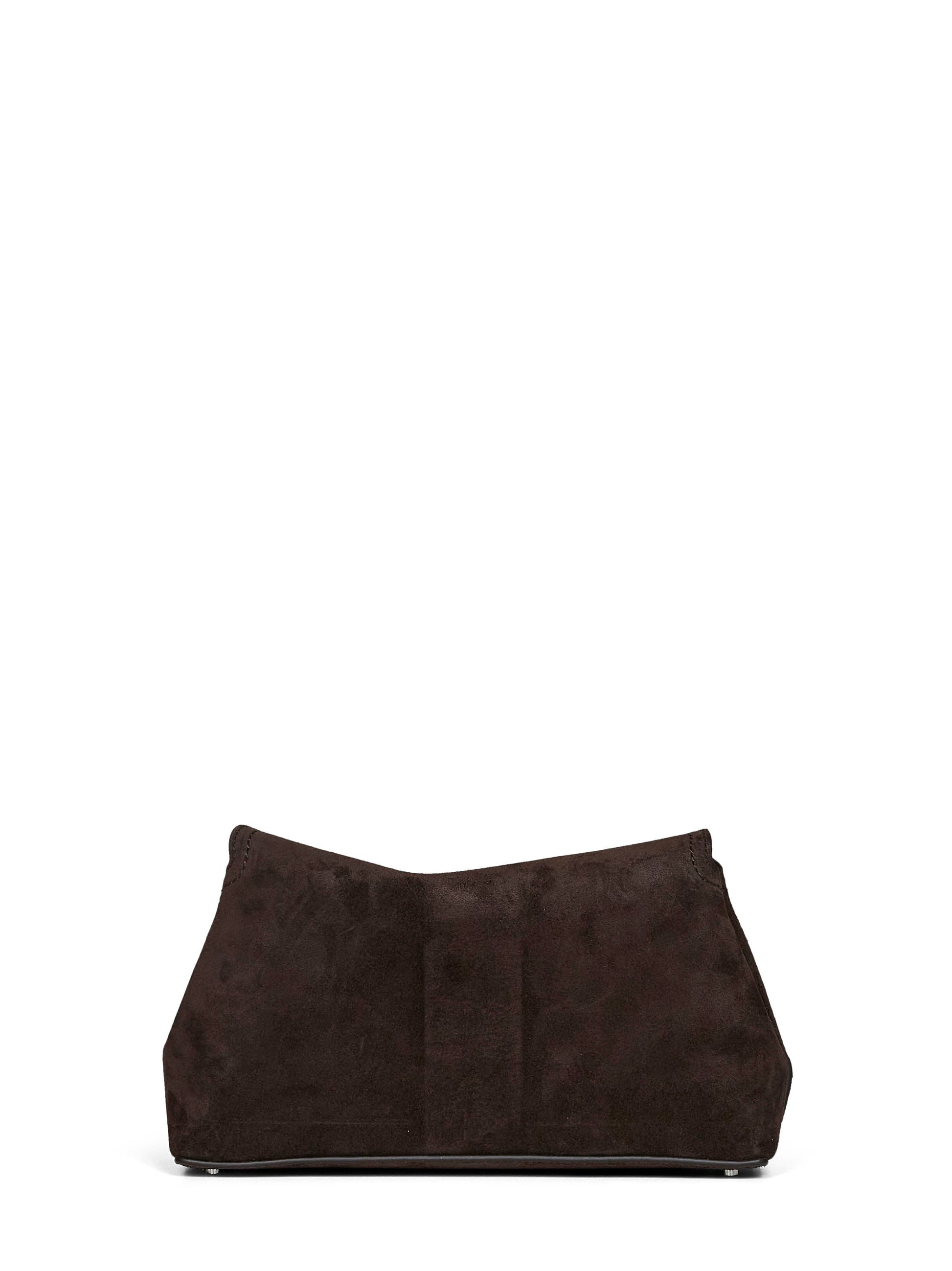 Toteme Women Brown T-Lock Clutch Bag TOTEME