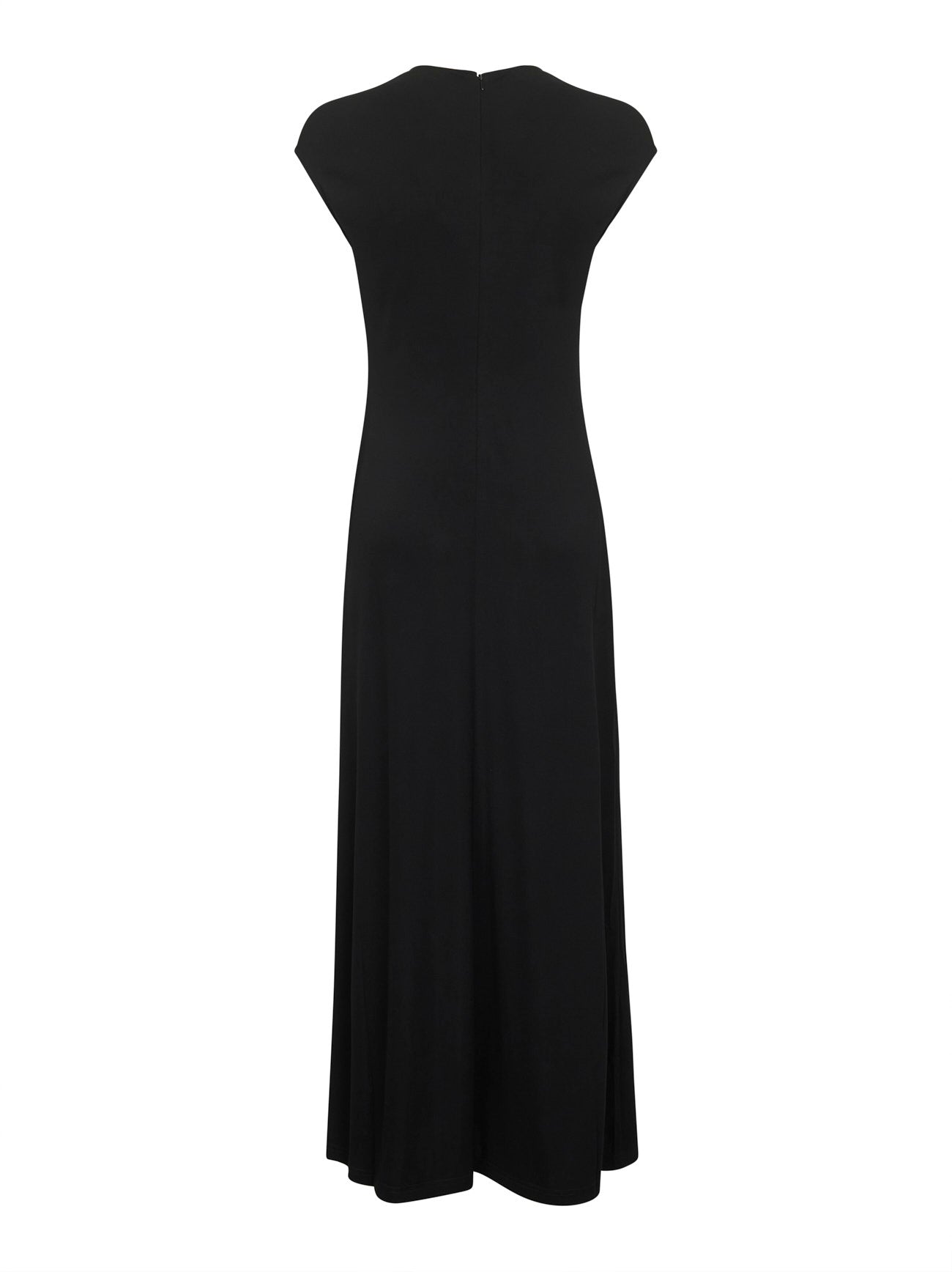 Toteme Women Black Fluid Stretch Jersey Everyday Long Dress TOTEME