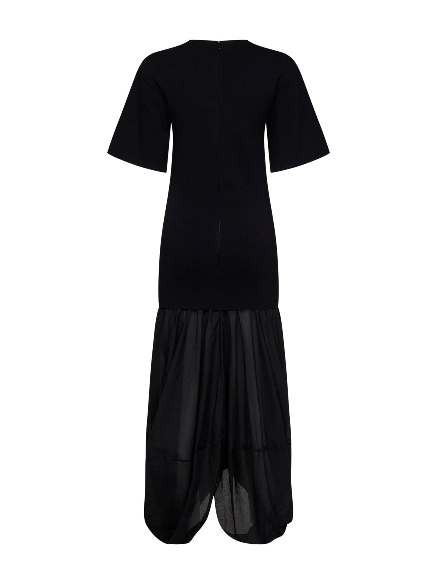 Toteme Women Black Cocoon Tee Dress TOTEME