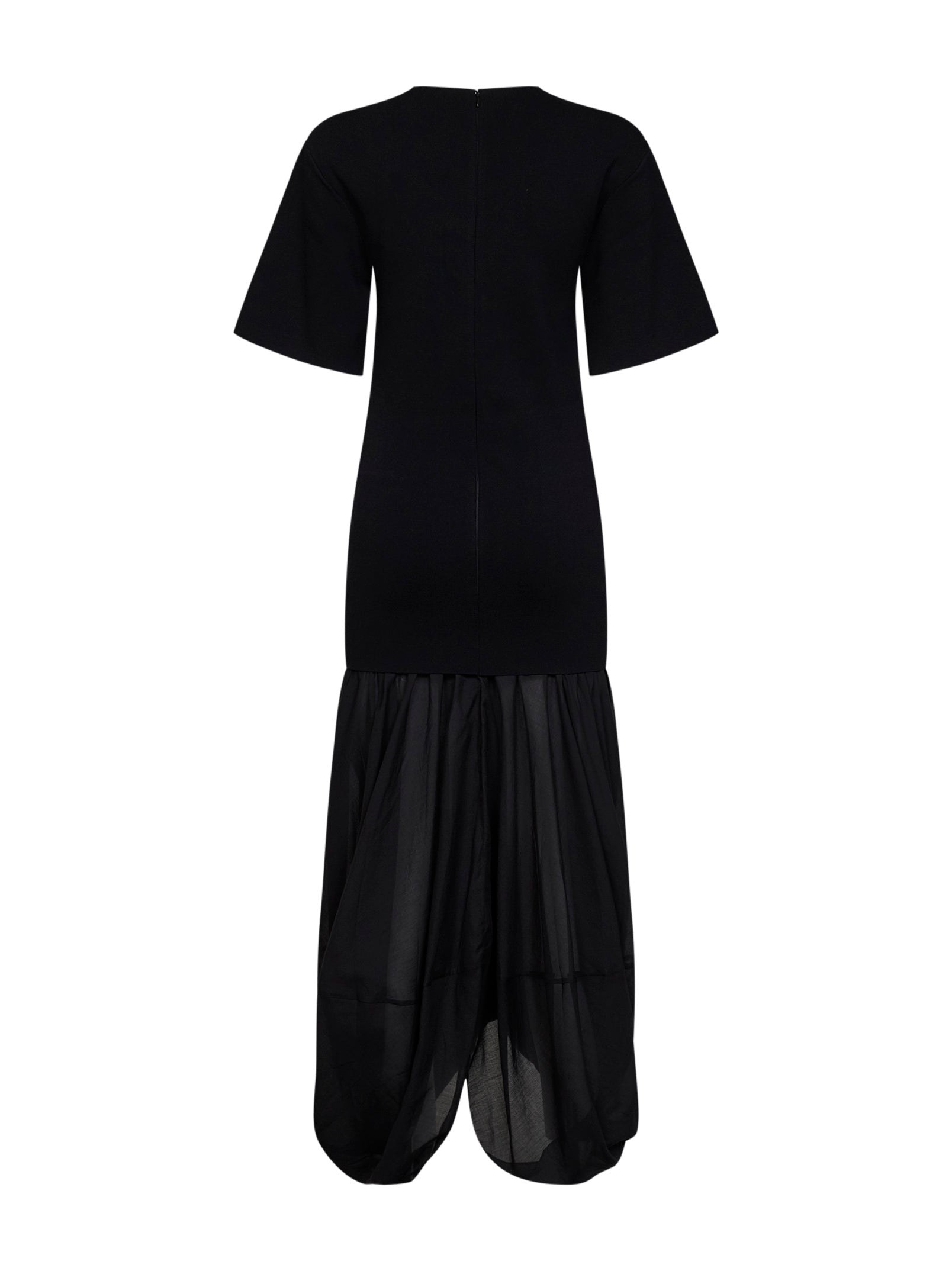 Toteme Women Black Cocoon Tee Dress TOTEME